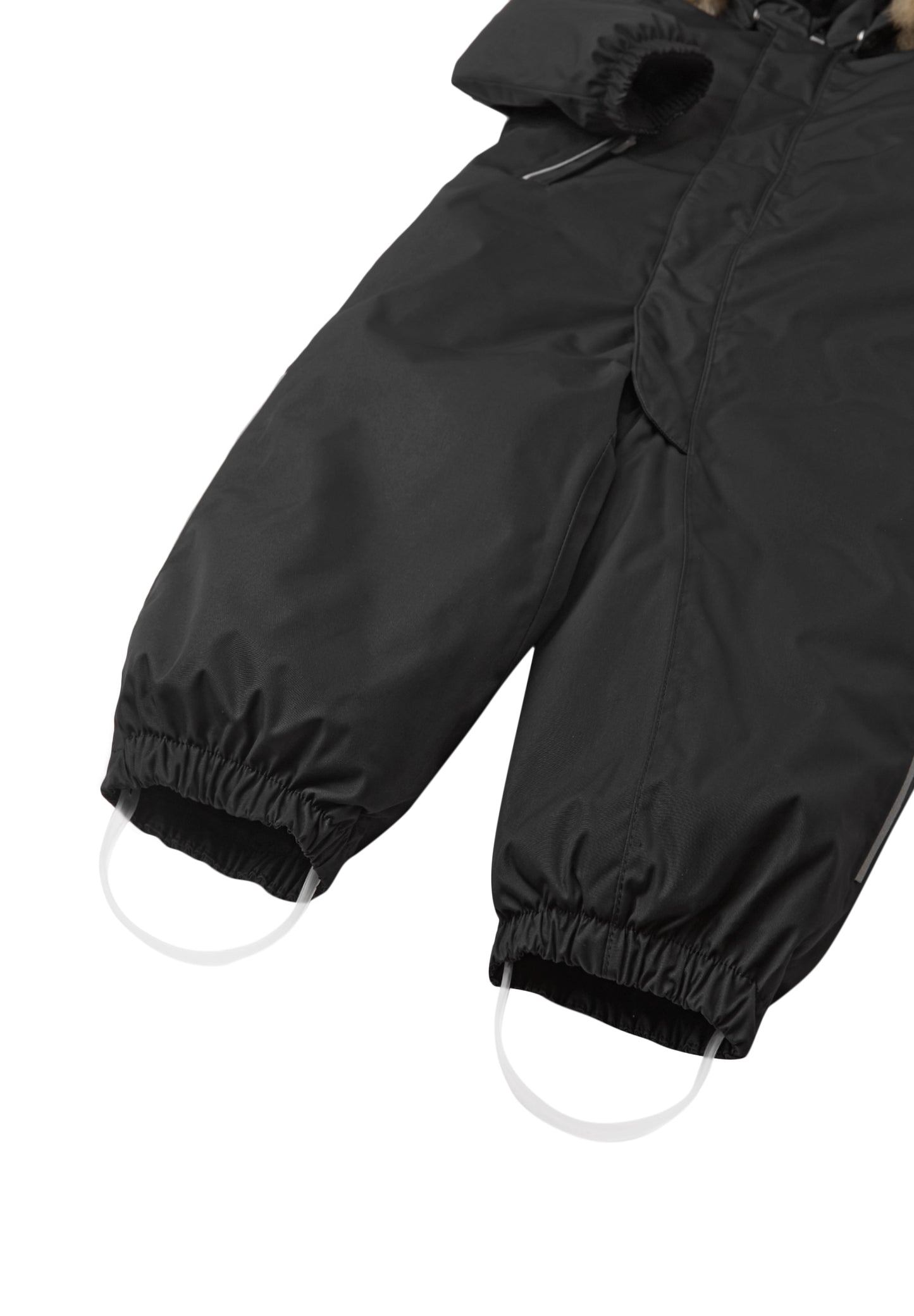 REIMA TEC Winteroverall/Skianzug<br> Gotland <br>Gr. 74 bis 98<br> Po-Bereich extra dick isoliert<br> auch ohne Kunst-Pelz tragbar<br> abnehmbare Fuss-Schlaufen<br> WS >12'000 mm