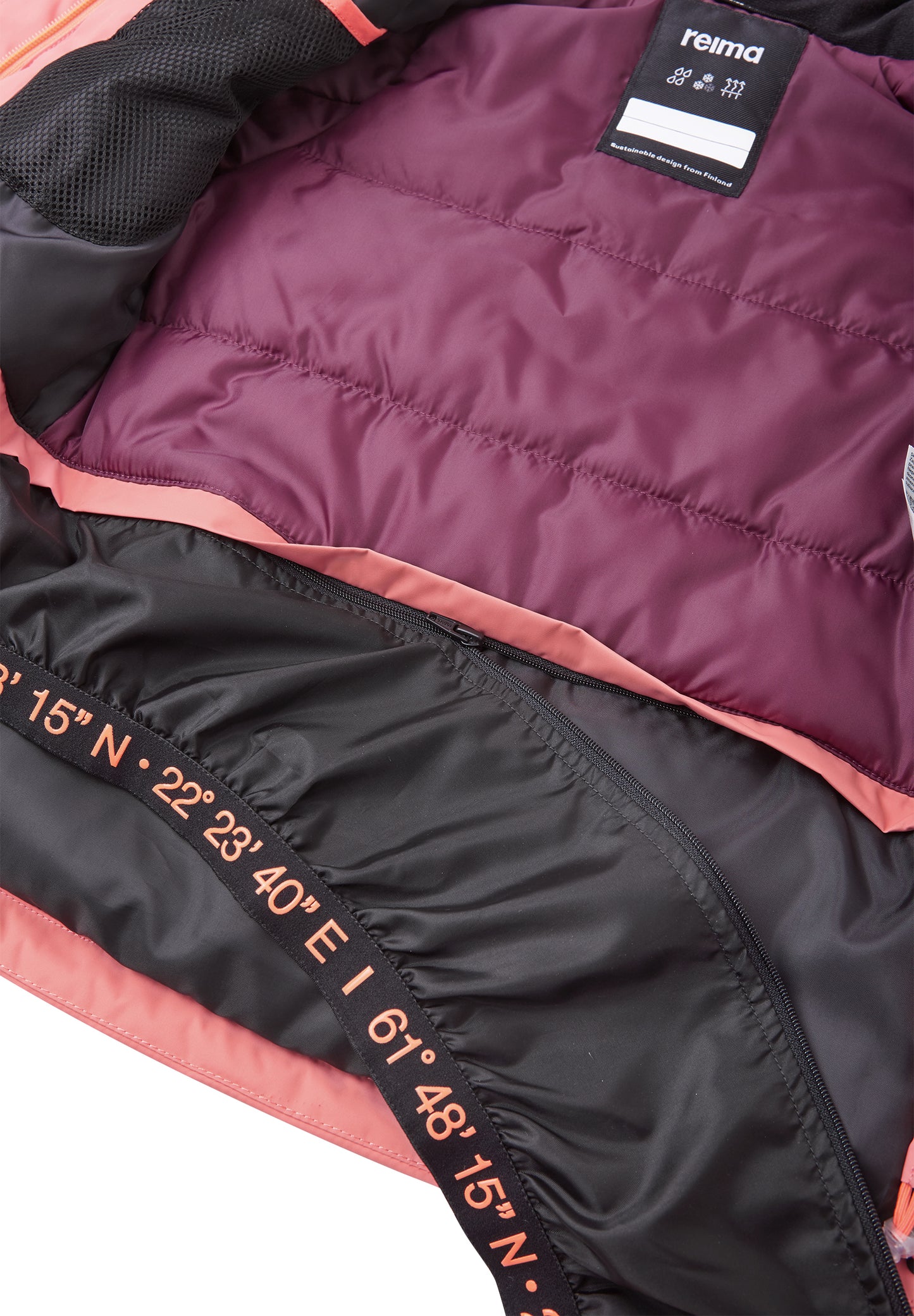REIMA TEC Skijacke/Winterjacke<br> Kiiruna <br>Gr. 104 bis 140<br> Schneefang & verstellbare Ärmelbündchen mit Lycraeinsätzen<br> funktionelle Details<br> WS 12'000 mm