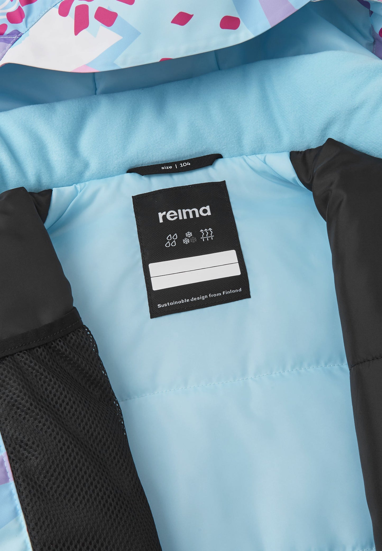 REIMA TEC Skijacke/Winterjacke<br> Kiiruna <br>Gr. 92, 98<br> Schneefang & verstellbare Ärmelbündchen mit Lycraeinsätzen<br> funktionelle Details<br> WS 12'000 mm