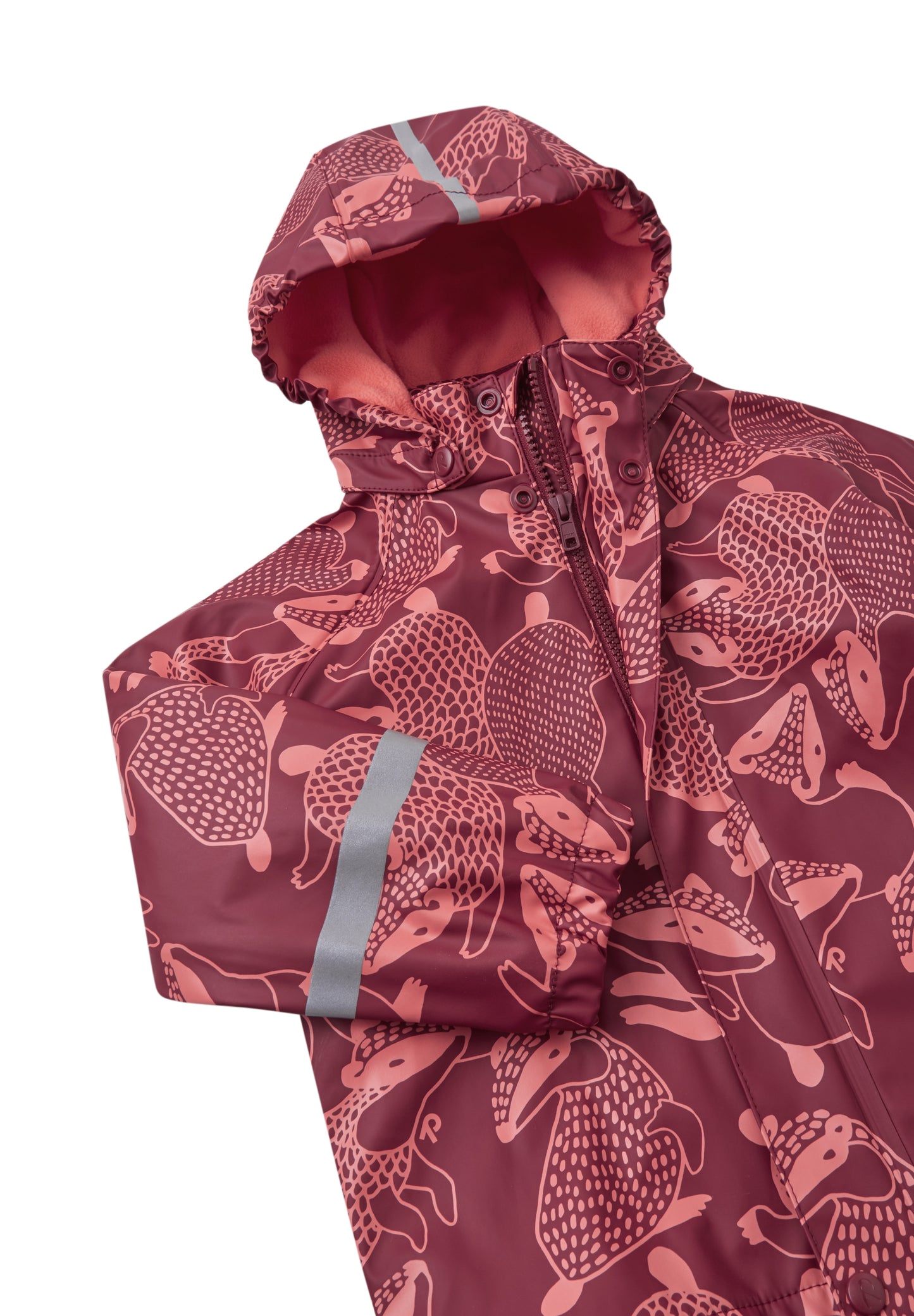 REIMA gefütterte Regenjacke/Matschjacke <br>Koski <br>Gr. 98 bis 122<br> innen warmes Fleece <br>WS 10'000 mm
