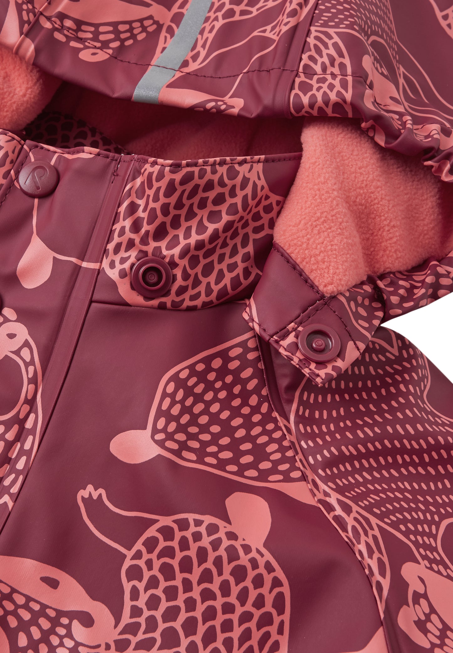REIMA gefütterte Regenjacke/Matschjacke <br>Koski <br>Gr. 98 bis 122<br> innen warmes Fleece <br>WS 10'000 mm