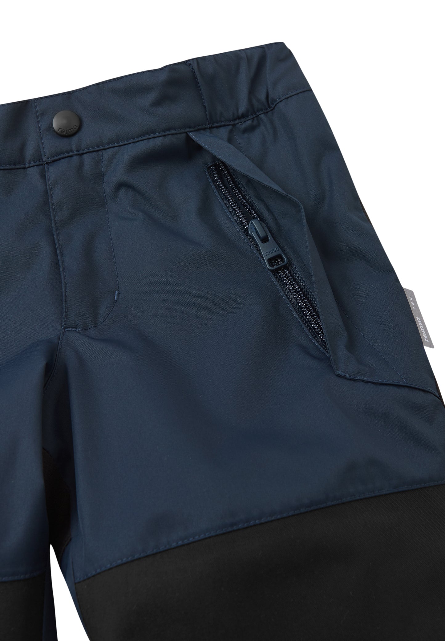 REIMA TEC+ Regenhose <br>Lento <br>Gr. 92 bis 152 <br>Bund & Bein-Ende anpassbar<br> strapazierfähige Verstärkungen<br> schmalstes Modell<br> WS 12'000 mm