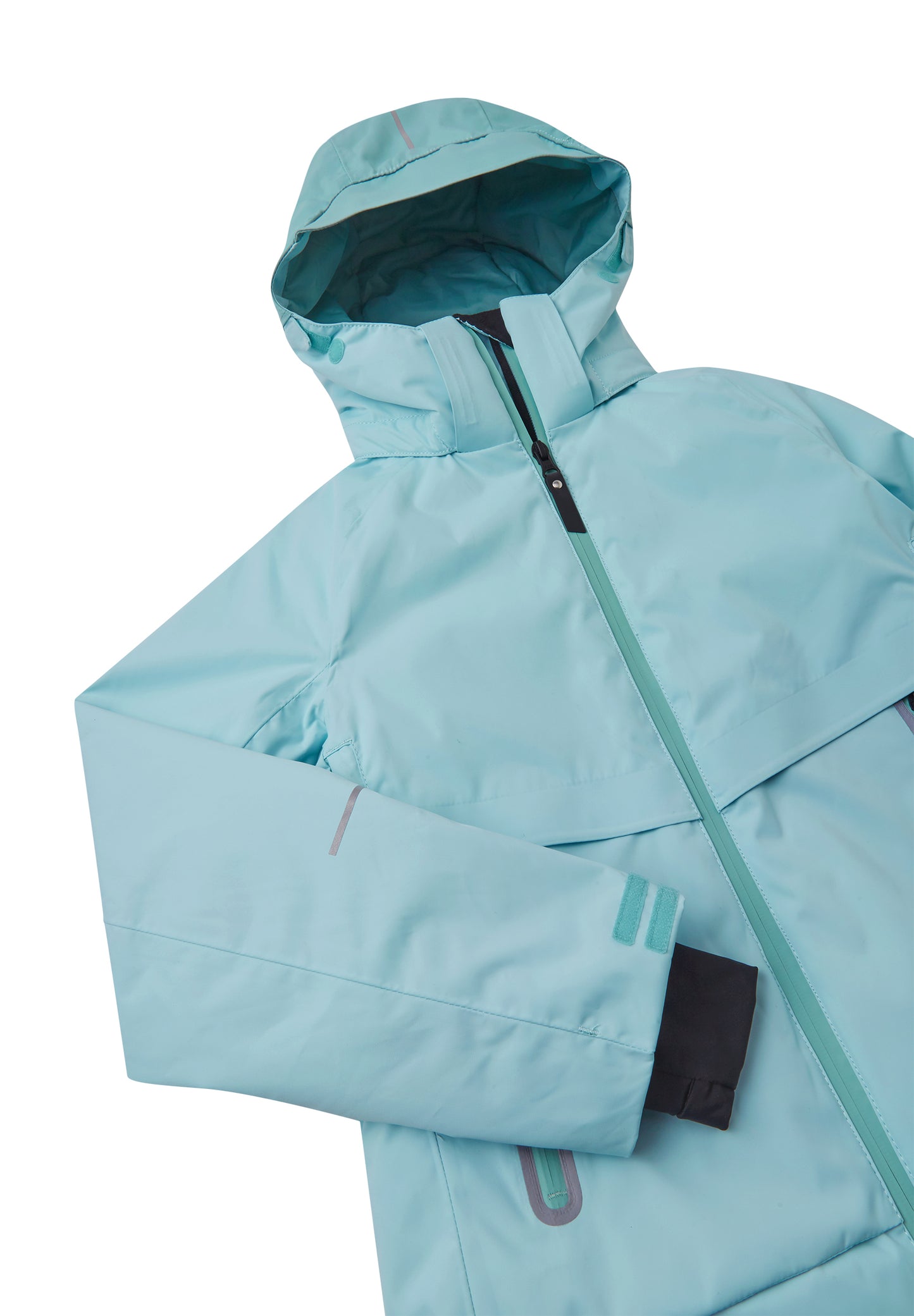 REIMA TEC Skijacke/Winterjacke Posio <br>Gr. 104 bis 164<br> Schneefang & verstellbare Ärmelbündchen mit Lycraeinsätzen<br> Lüftungs-Reissverschlüsse & wasserabweisende Taschen- und Front-Reissverschlüsse <br>funktionelle Details<br> WS 12'000 mm