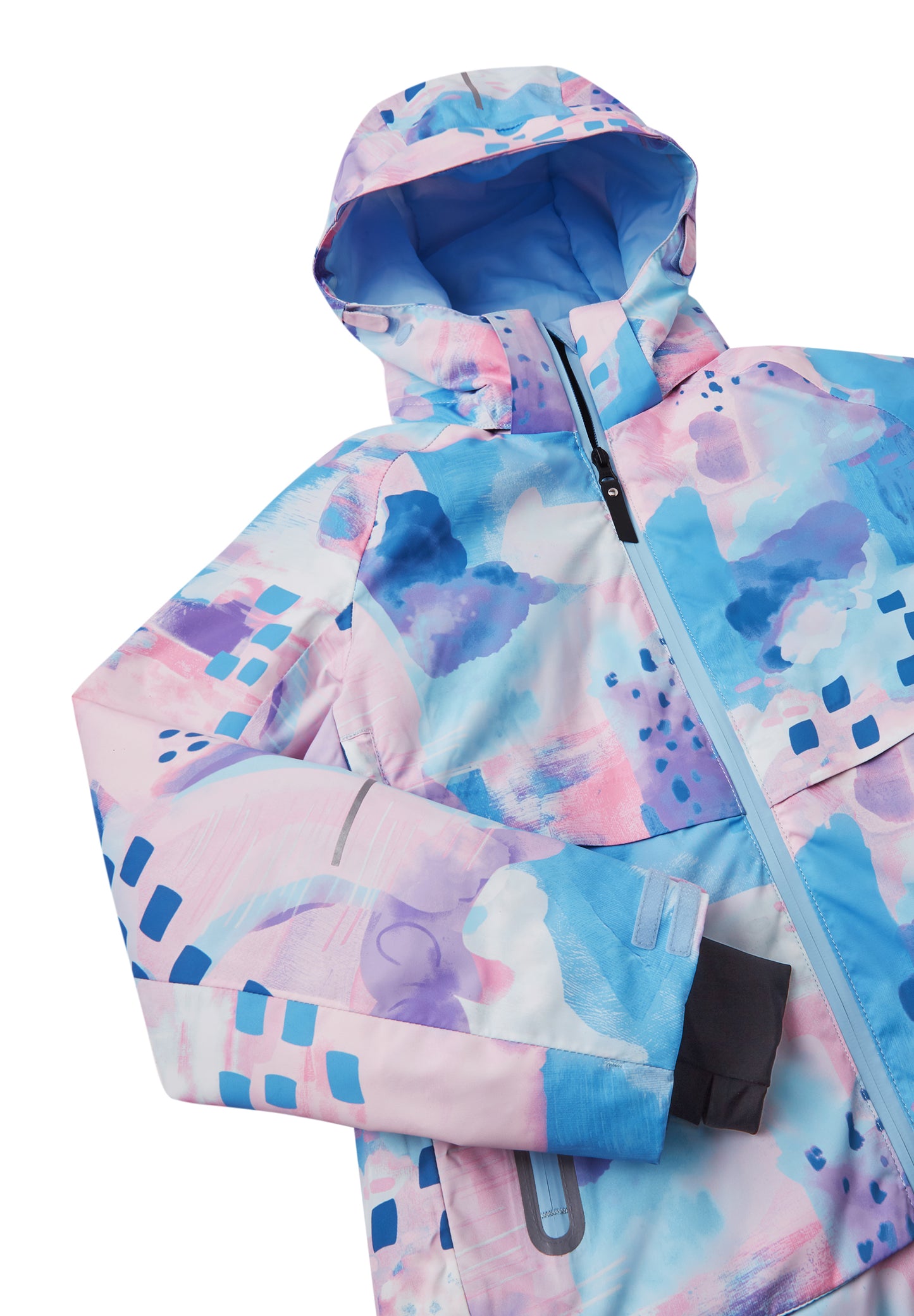 REIMA TEC Skijacke/Winterjacke Posio <br>Gr. 146, 158, 164<br> Schneefang & verstellbare Ärmelbündchen mit Lycraeinsätzen<br> Lüftungs-Reissverschlüsse & wasserabweisende Taschen- und Front-Reissverschlüsse <br>funktionelle Details<br> WS 12'000 mm