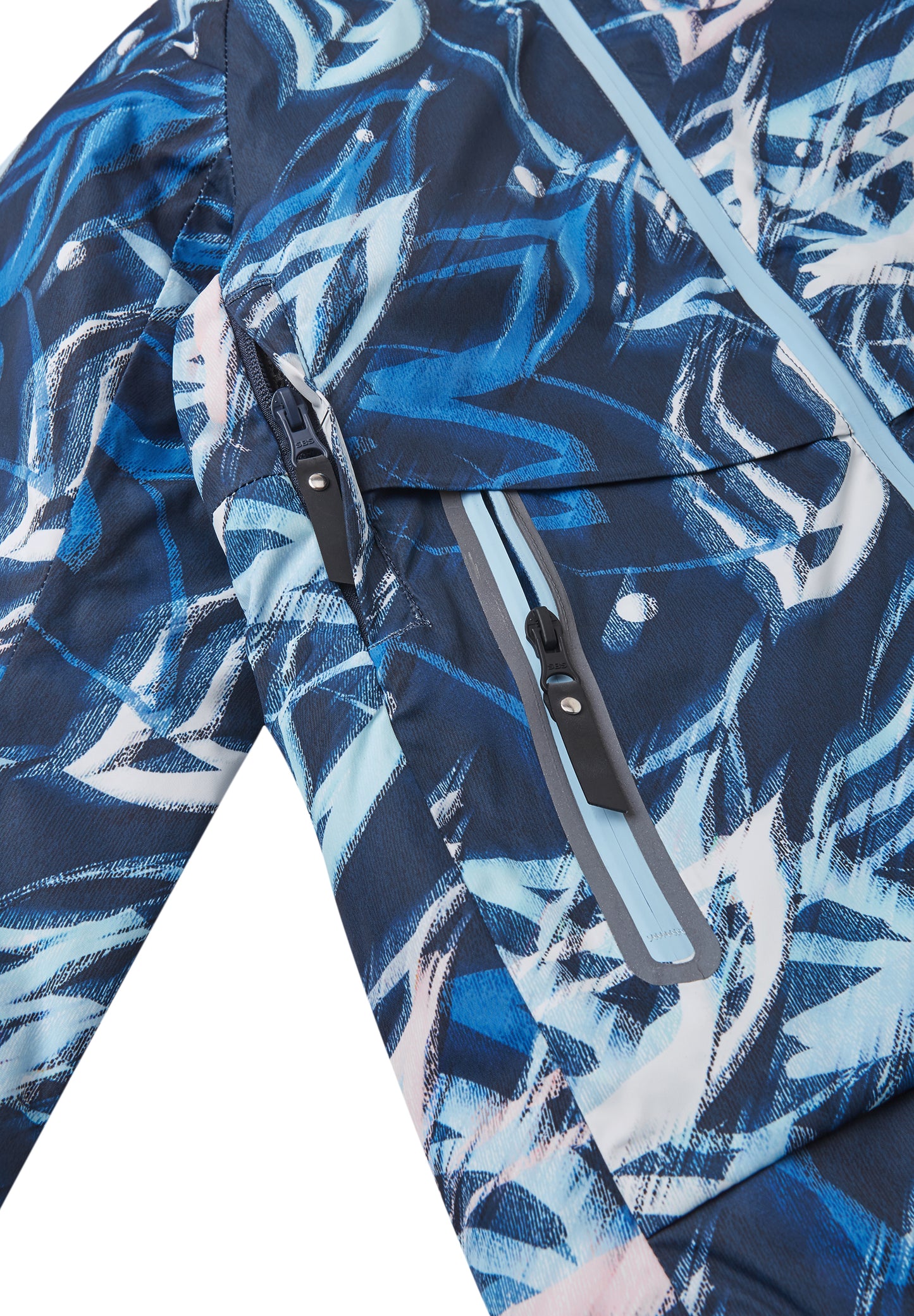REIMA TEC Skijacke/Winterjacke Posio <br>Gr. 146, 158, 164<br> Schneefang & verstellbare Ärmelbündchen mit Lycraeinsätzen<br> Lüftungs-Reissverschlüsse & wasserabweisende Taschen- und Front-Reissverschlüsse <br>funktionelle Details<br> WS 12'000 mm