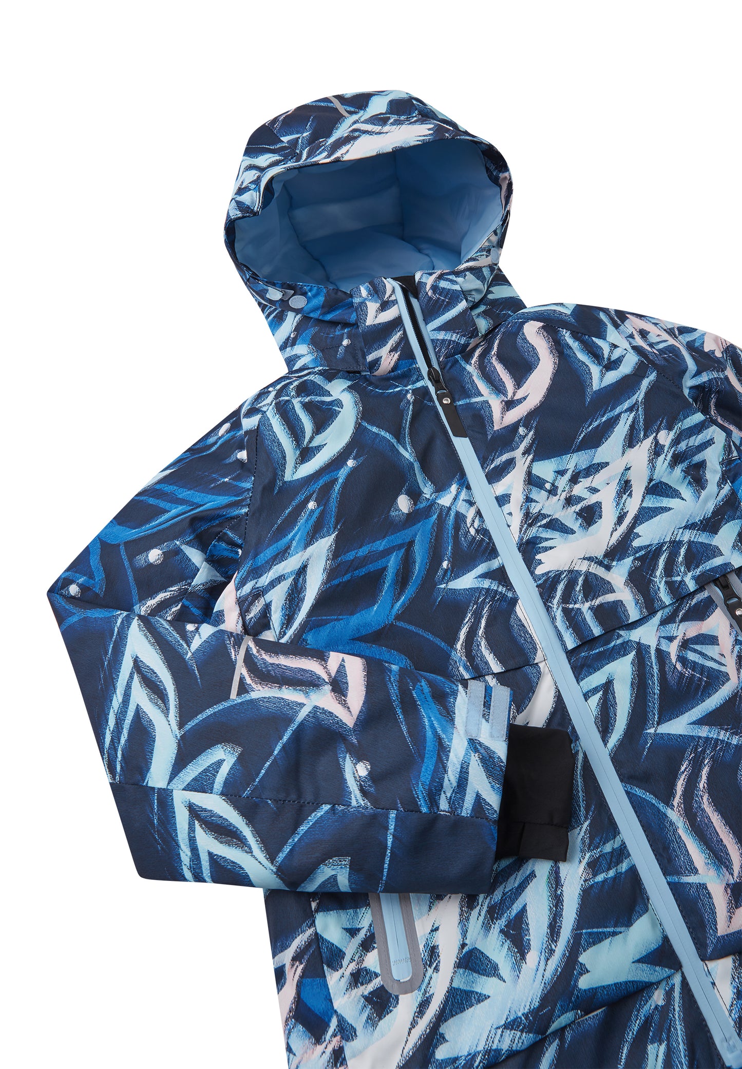 REIMA TEC Skijacke/Winterjacke Posio <br>Gr. 146, 158, 164<br> Schneefang & verstellbare Ärmelbündchen mit Lycraeinsätzen<br> Lüftungs-Reissverschlüsse & wasserabweisende Taschen- und Front-Reissverschlüsse <br>funktionelle Details<br> WS 12'000 mm
