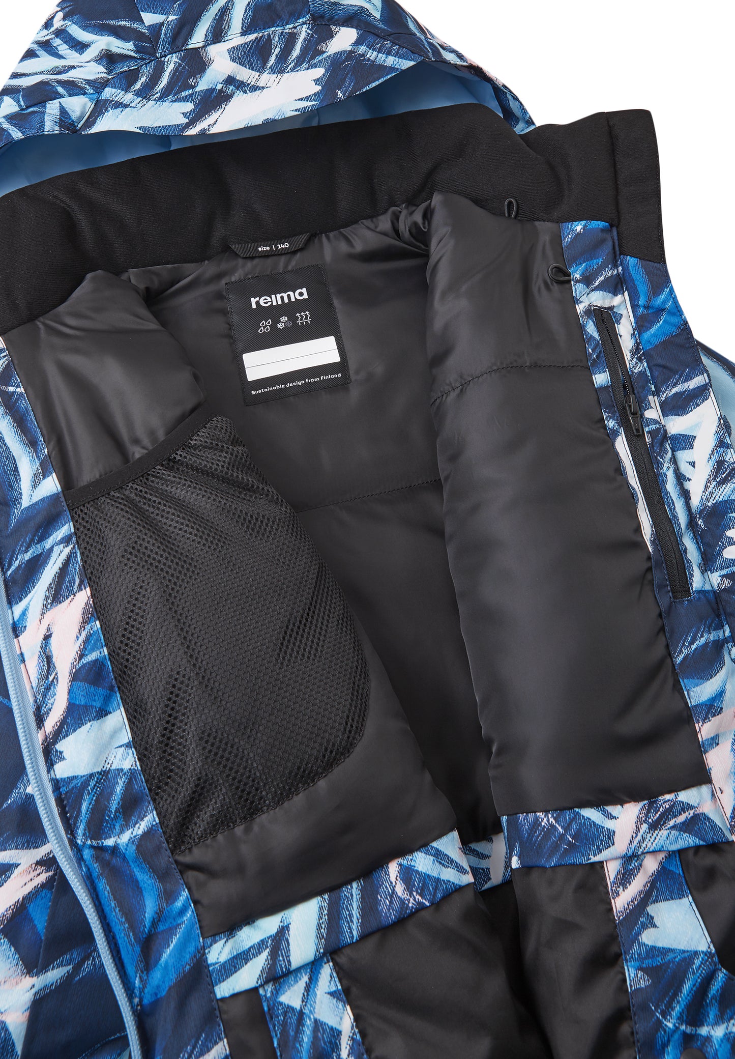 REIMA TEC Skijacke/Winterjacke Posio <br>Gr. 146, 158, 164<br> Schneefang & verstellbare Ärmelbündchen mit Lycraeinsätzen<br> Lüftungs-Reissverschlüsse & wasserabweisende Taschen- und Front-Reissverschlüsse <br>funktionelle Details<br> WS 12'000 mm
