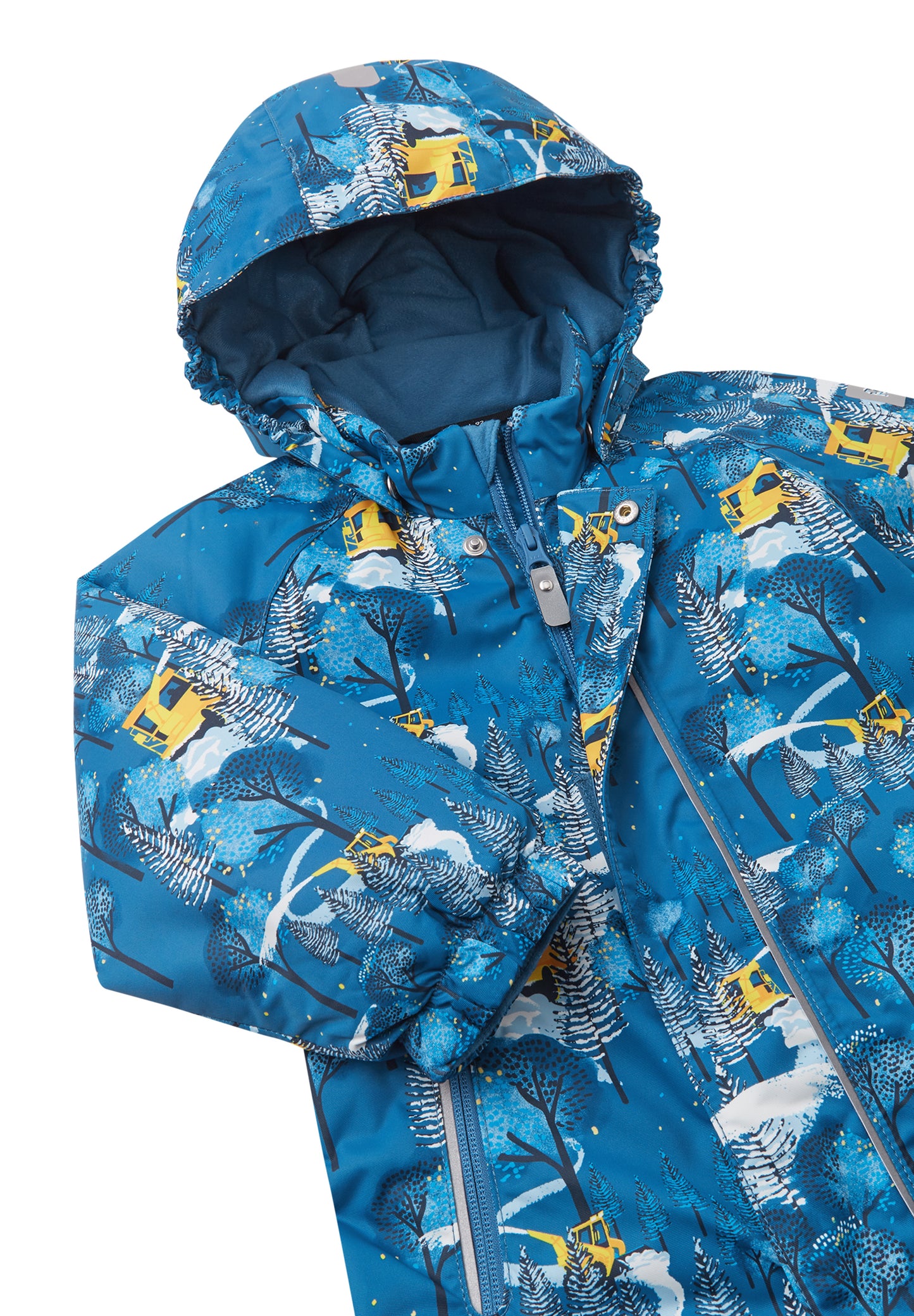 REIMA TEC Winteroverall/Skianzug<br> Puhuri <br>Gr. 74 bis 98 <br> Po-Bereich extra dick isoliert<br> abnehmbare Fuss-Schlaufen<br> WS 10'000 mm