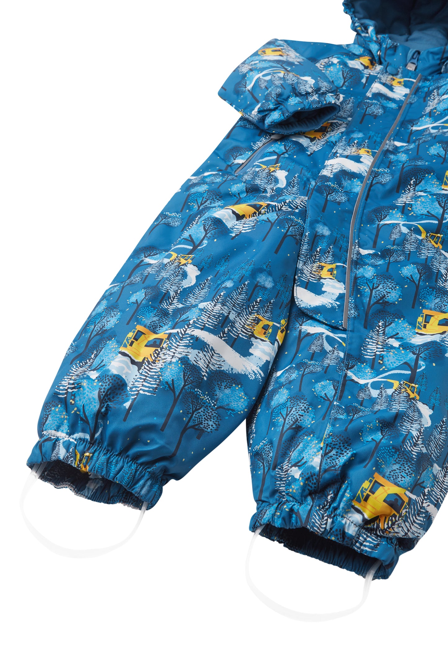 REIMA TEC Winteroverall/Skianzug<br> Puhuri <br>Gr. 74 bis 98 <br> Po-Bereich extra dick isoliert<br> abnehmbare Fuss-Schlaufen<br> WS 10'000 mm