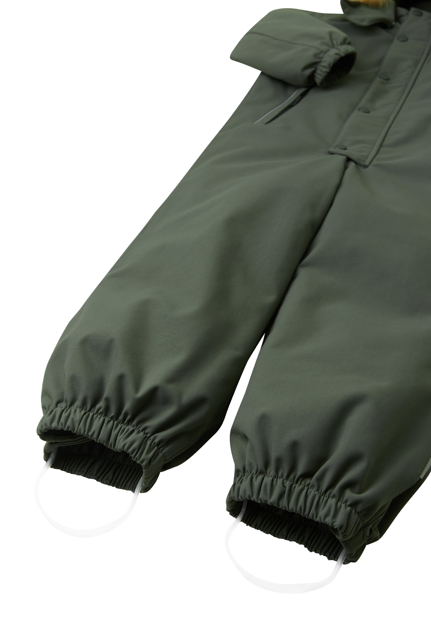 REIMA TEC+ Winteroverall/Skianzug <br>Stavanger <br>Gr. 104 bis 140 <br>extra robuster Po- und Knie/Schienbeinbereich <br> Taille regulierbar <br>auch ohne Kunstpelz tragbar <br>abnehmbare Fuss-Schlaufen<br> WS 12'000 mm