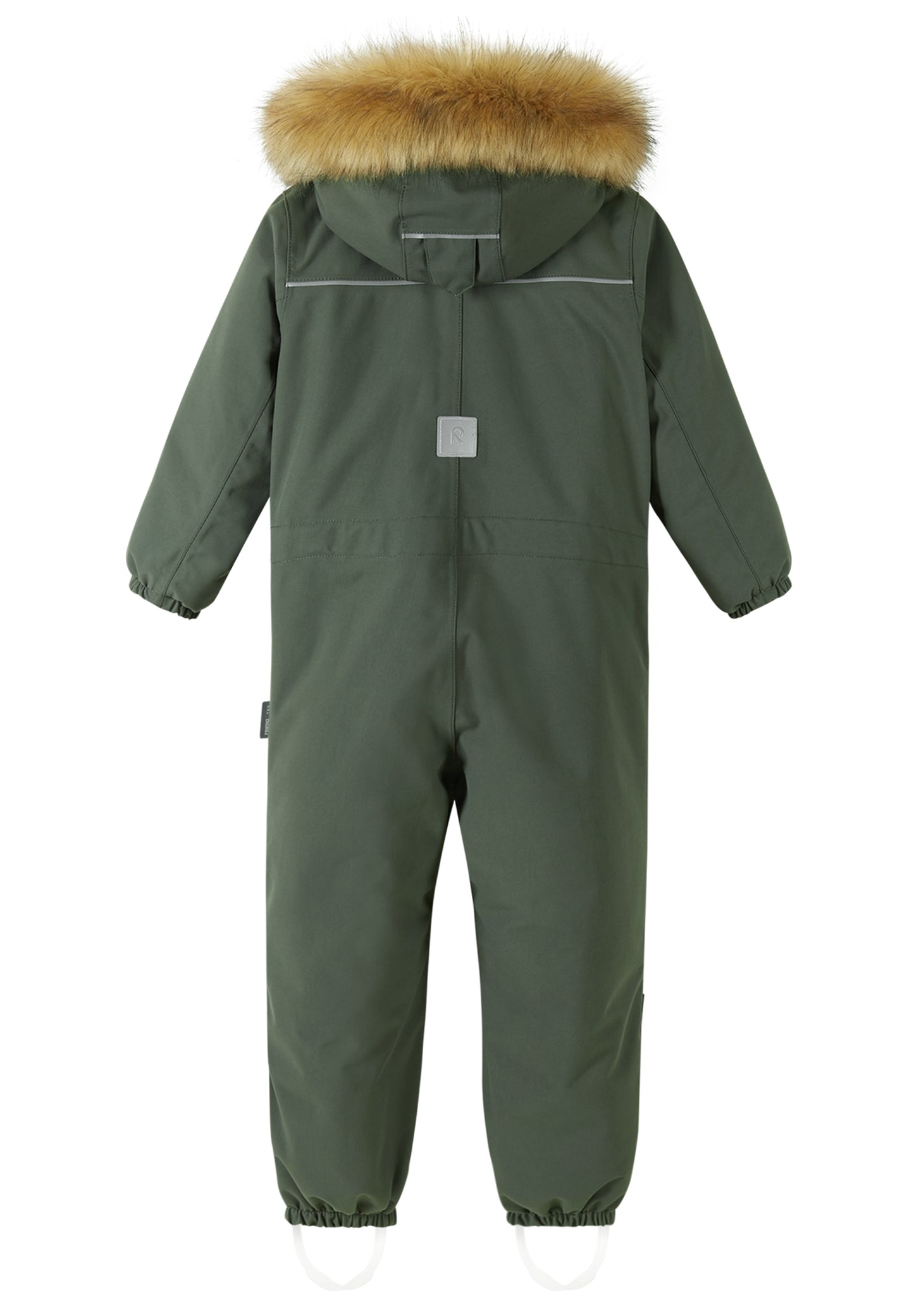 REIMA TEC+ Winteroverall/Skianzug <br>Stavanger <br>Gr. 104 bis 140 <br>extra robuster Po- und Knie/Schienbeinbereich <br> Taille regulierbar <br>auch ohne Kunstpelz tragbar <br>abnehmbare Fuss-Schlaufen<br> WS 12'000 mm