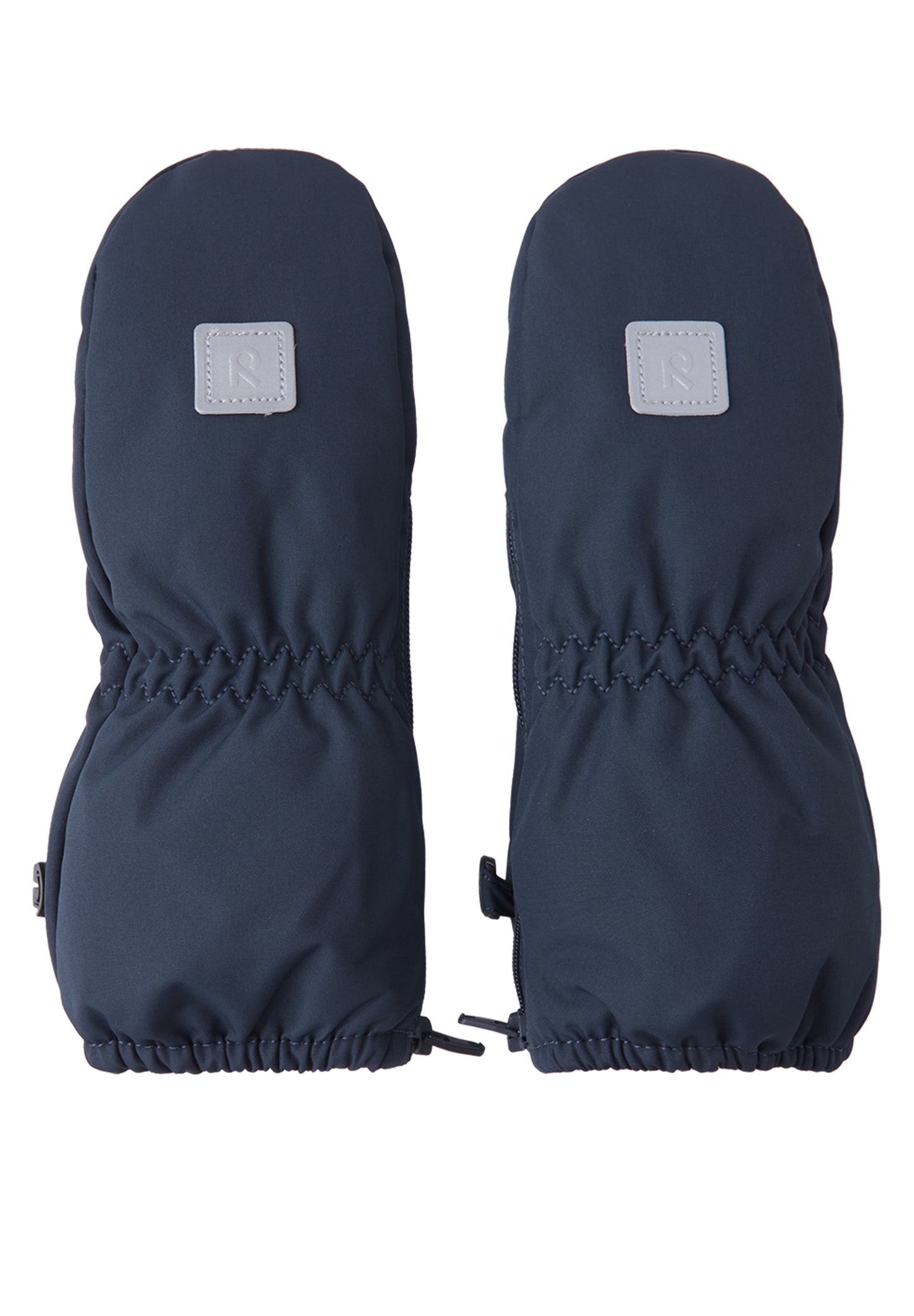 REIMA Winter-Fäustlinge für Kleinkinder <br>Tassu <br>Gr. 0 bis 3 (0 - 4 Jahre) <br>warme Prima-Loft®-Wattierung <br> Reissverschluss seitlich <br>lange Stulpen, Gummizug/Klett übers Handgelenk <br> stark wasserabweisend, extra warm<br> WS 12'000 mm