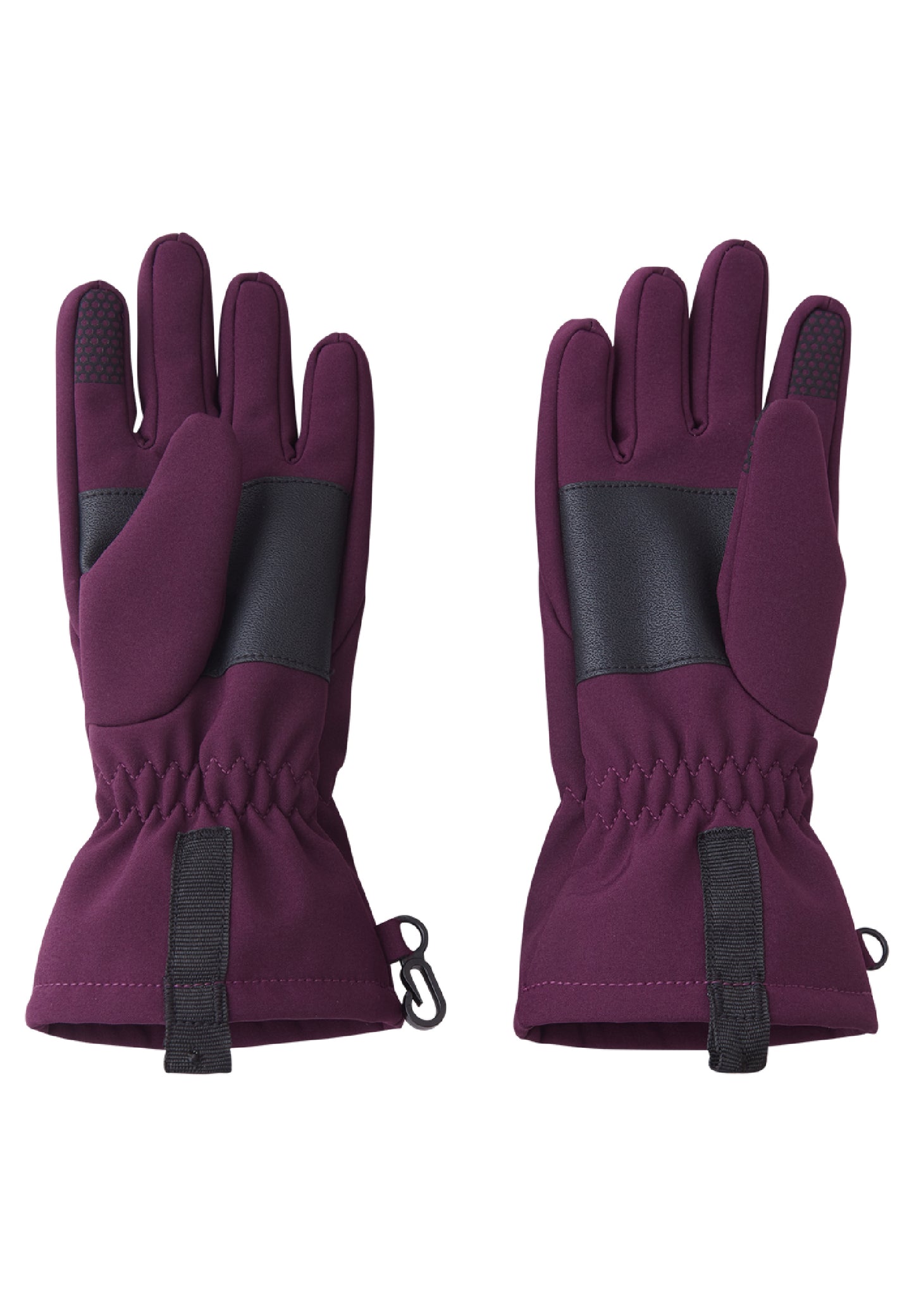 REIMA gefütterte Softshell Fingerhandschuhe <br>Tehden <br>Gr. 2 bis 8 (1-jährig - Erw.) <br>aussen Softshell<br> innen warmes Fleece<br> ideal für Übergangszeit + zum Velofahren<br> WS 10'000 mm