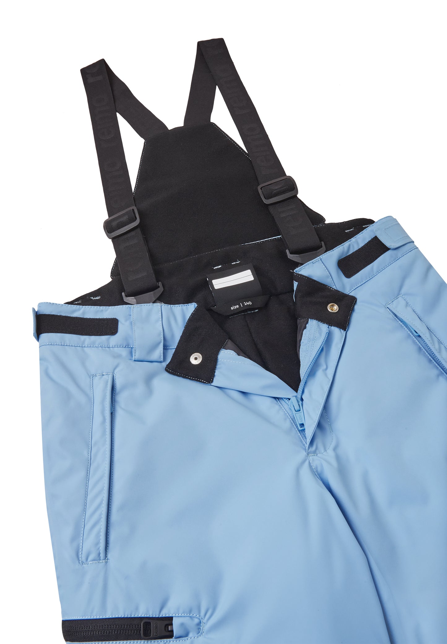 REIMA TEC+ Skihose<br> Terrie<br> Gr. 104 bis 164 <br>Po-Bereich mit Fleece isoliert<br> abnehmbare Träger, Schneefang am Beinende, Taille regulierbar<br> WS 12'000 mm
