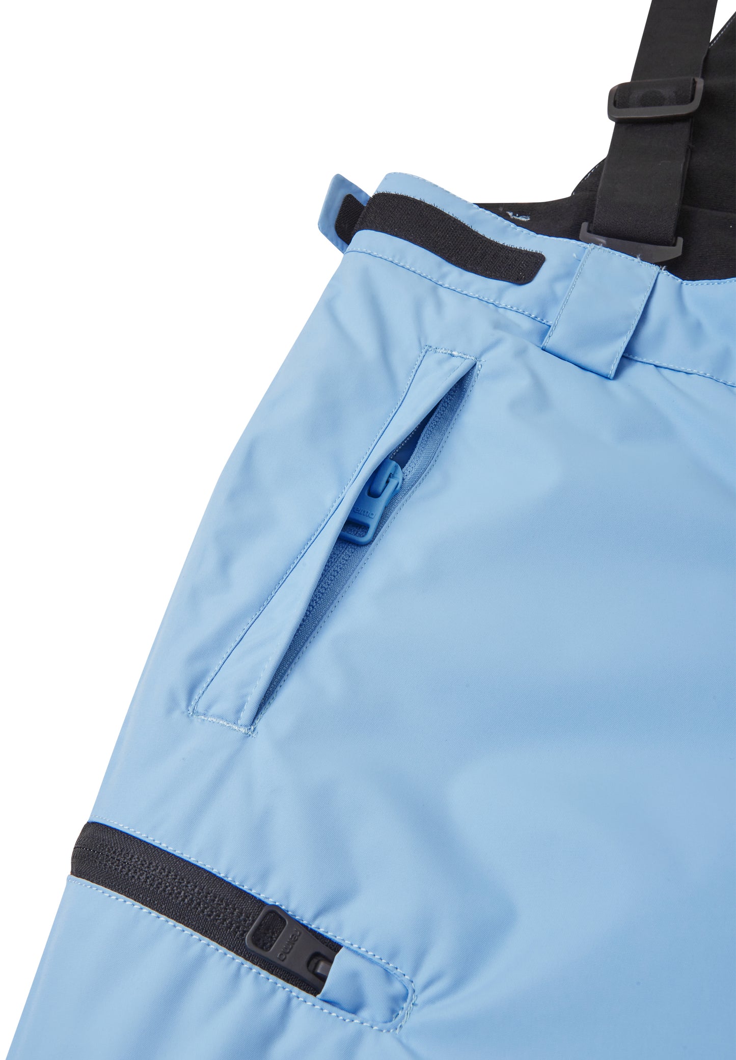REIMA TEC+ Skihose<br> Terrie<br> Gr. 104 bis 164 <br>Po-Bereich mit Fleece isoliert<br> abnehmbare Träger, Schneefang am Beinende, Taille regulierbar<br> WS 12'000 mm