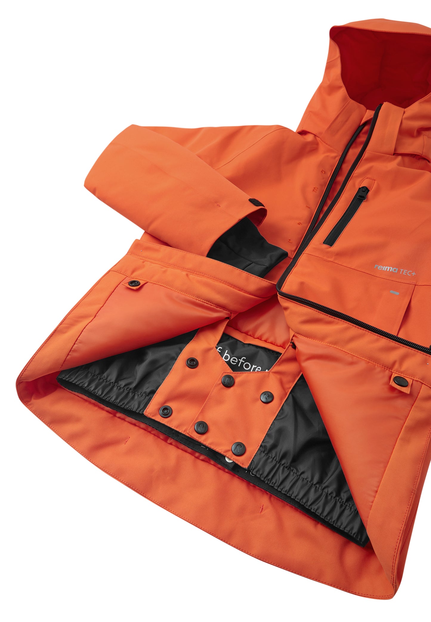 REIMA TEC Skijacke/Winterjacke Tieten <br>Gr. 128 bis 164<br> Schneefang & verstellbare Ärmelbündchen mit Lycraeinsätzen<br> funktionelle Details<br> WS 10'000 mm