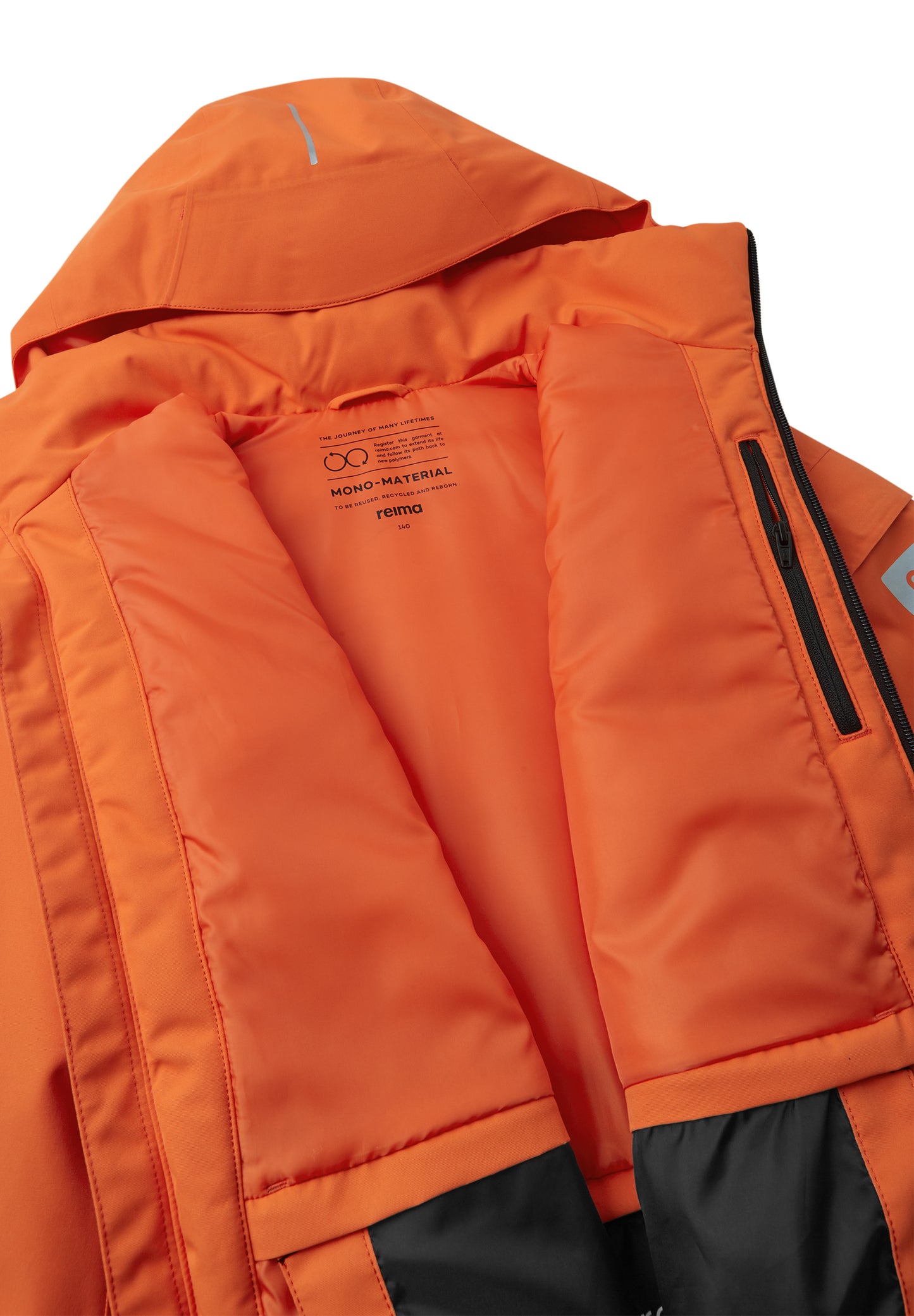 REIMA TEC Skijacke/Winterjacke Tieten <br>Gr. 128 bis 164<br> Schneefang & verstellbare Ärmelbündchen mit Lycraeinsätzen<br> funktionelle Details<br> WS 10'000 mm
