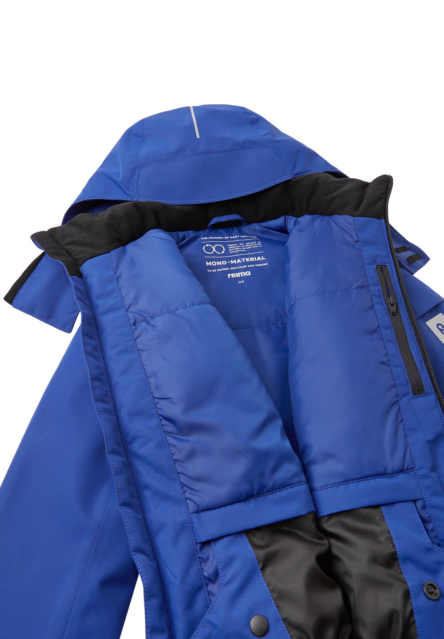 REIMA TEC Skijacke/Winterjacke Tieten <br>Gr. 128 bis 164<br> Schneefang & verstellbare Ärmelbündchen mit Lycraeinsätzen<br> funktionelle Details<br> WS 10'000 mm