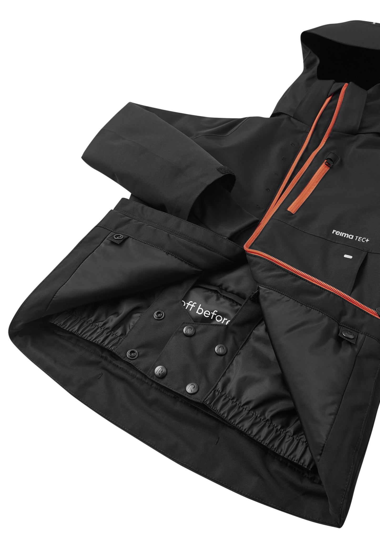 REIMA TEC Skijacke/Winterjacke Tieten <br>Gr. 128 bis 164<br> Schneefang & verstellbare Ärmelbündchen mit Lycraeinsätzen<br> funktionelle Details<br> WS 10'000 mm