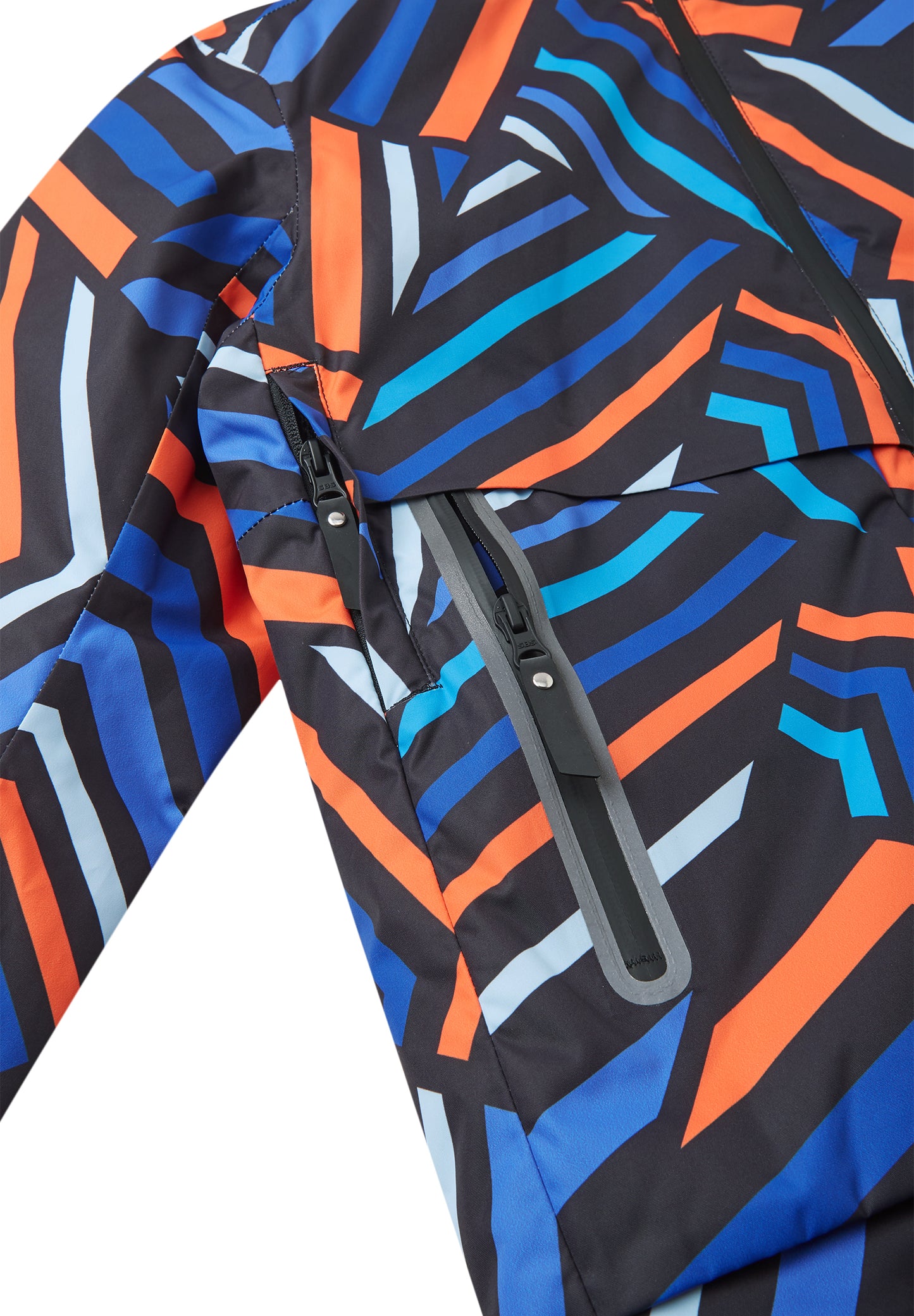 REIMA TEC Skijacke/Winterjacke<br> Tirro <br>Gr. 116 bis 164<br> Schneefang & verstellbare Ärmelbündchen mit Lycraeinsätzen<br> Lüftungs-Reissverschlüsse<br>funktionelle Details<br> WS 12'000 mm