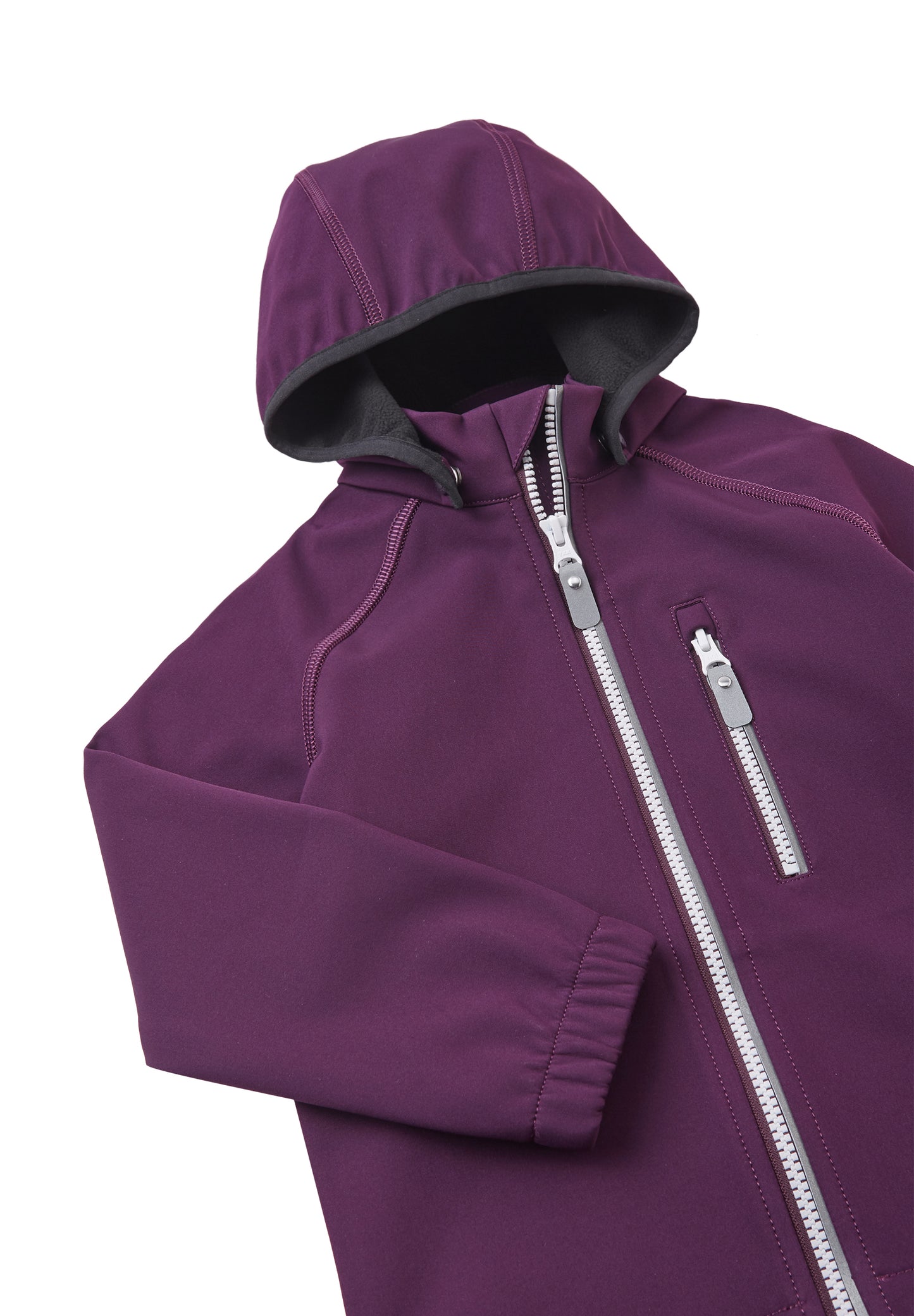 REIMA gefütterte Softshell-Jacke <br>Vantti <br>Gr. 80 bis 140<br> aussen Softshell<br> innen weiches Fleece <br>WS 10'000 mmz