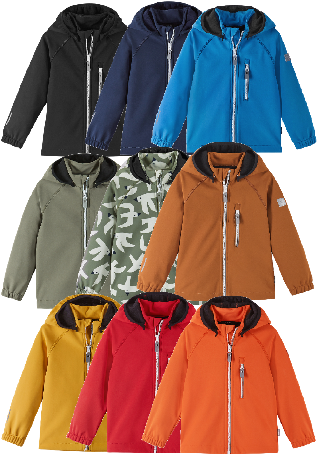 REIMA Softshell Jacke Kapuze Vantti 5100009A