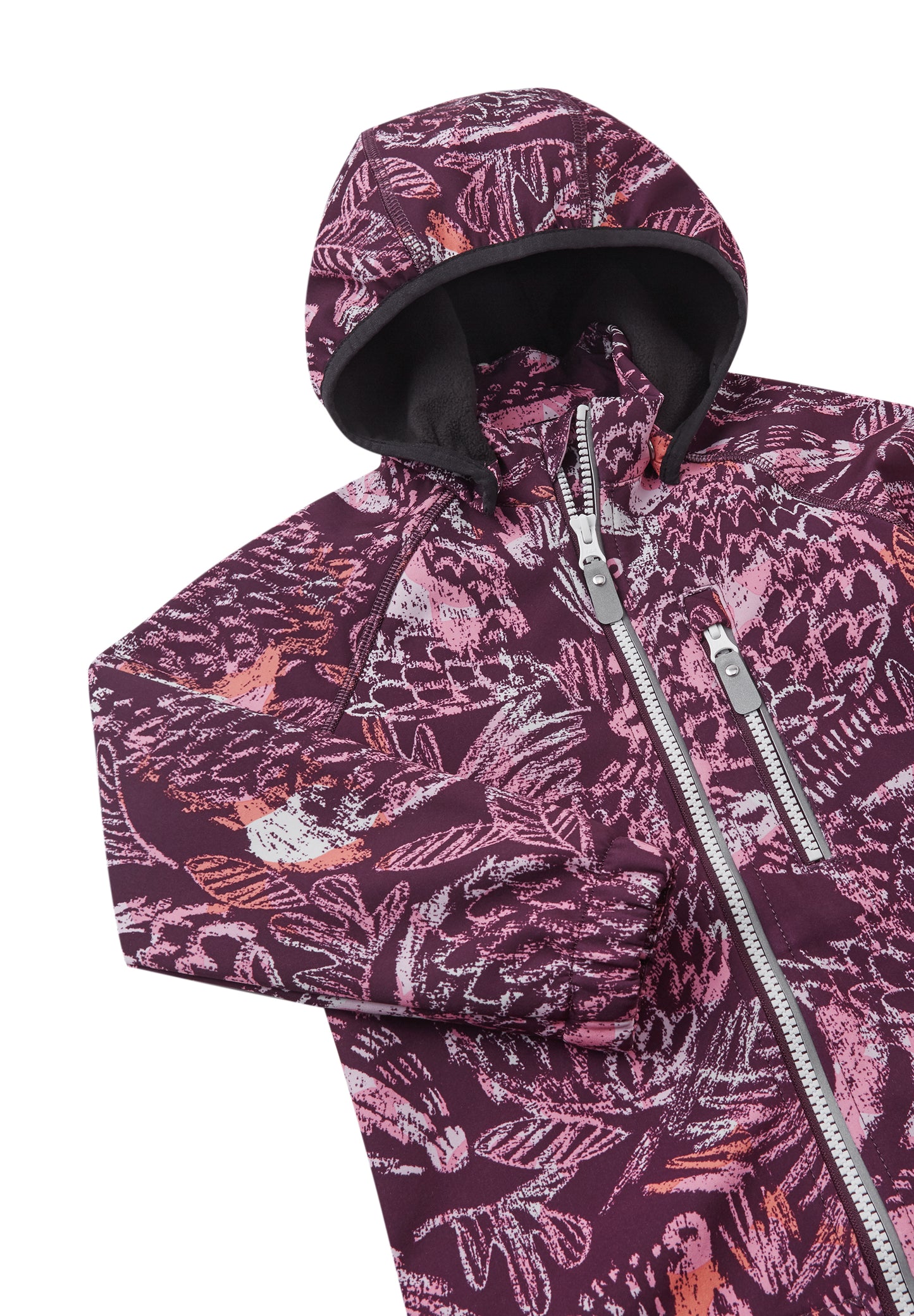 REIMA gefütterte Softshell-Jacke <br>Vantti <br>Gr. 80 bis 140<br> aussen Softshell<br> innen weiches Fleece <br>WS 10'000 mmz