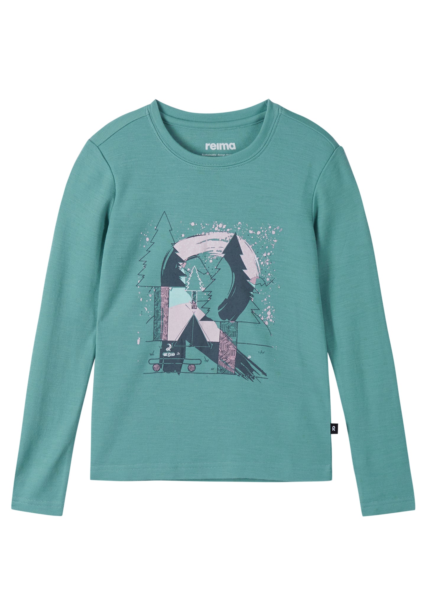 REIMA Langarmshirt Merinowolle Viluton 536624/5200011A