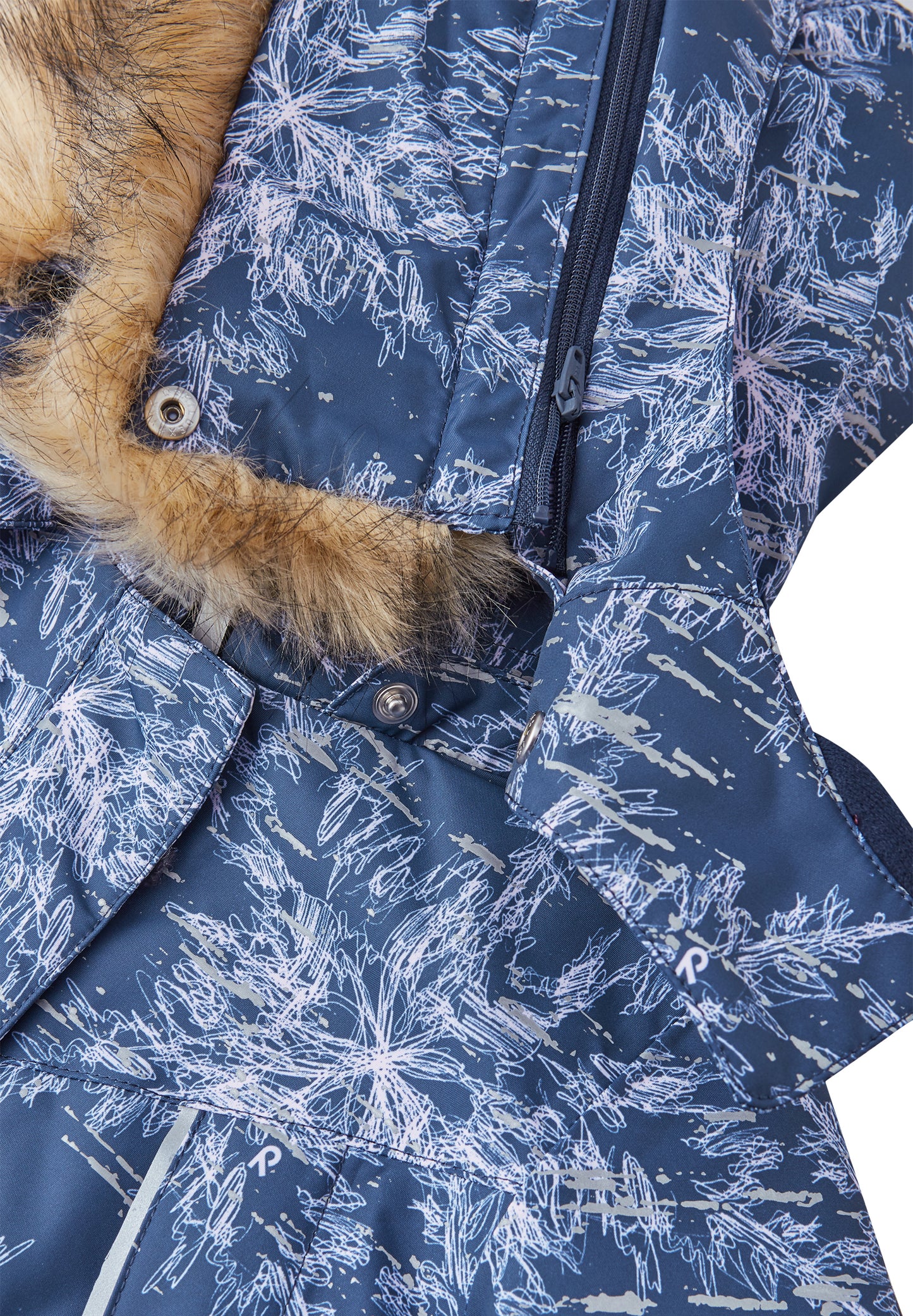 REIMA TEC Winterjacke/Parka Silda<br>Gr. 104, 110, 116, 122, 128<br> komplette Jacke reflektiert im Dunkeln <br>Kunstpelz abnehmbar, langer Schnitt<br> WS 15'000 mm