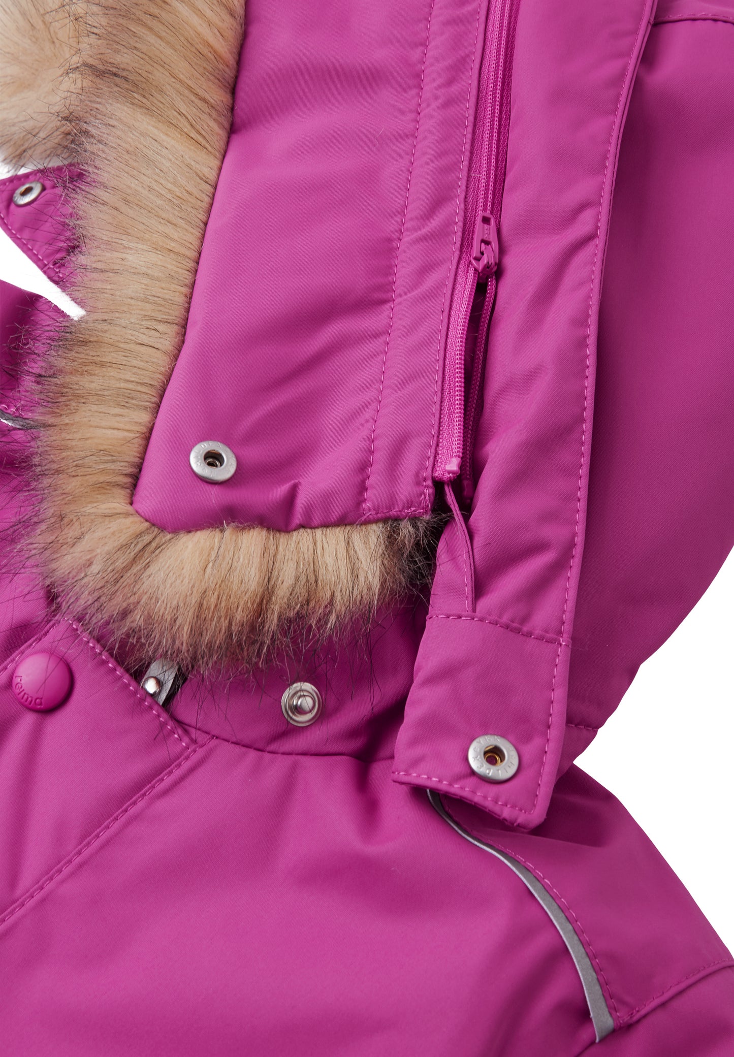REIMA TEC Winteroverall/Skianzug<br> Gotland <br>Gr. 74 bis 98<br> Po-Bereich extra dick isoliert<br> auch ohne Kunst-Pelz tragbar<br> abnehmbare Fuss-Schlaufen<br> WS >12'000 mm
