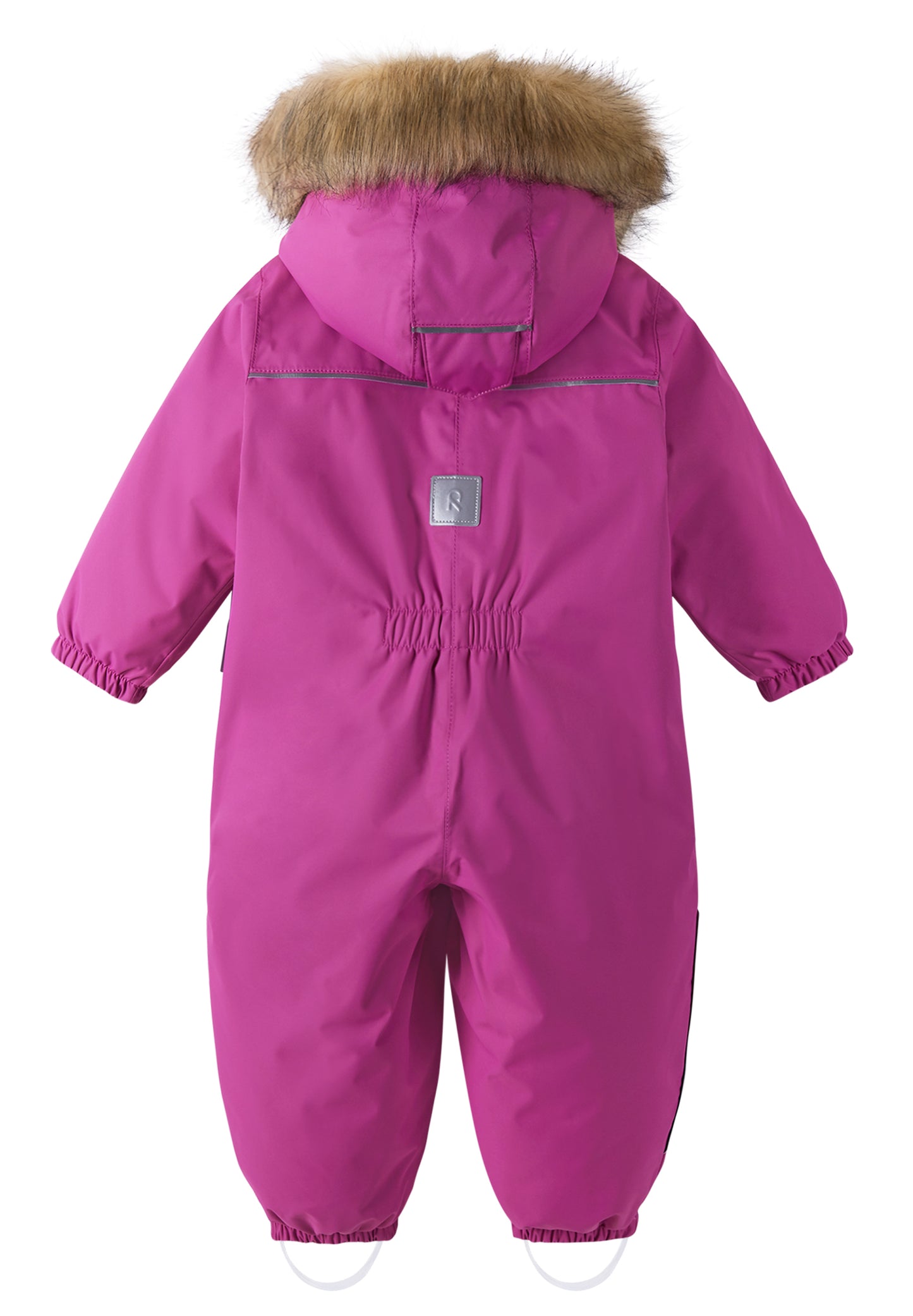 REIMA TEC Winteroverall/Skianzug<br> Gotland <br>Gr. 74 bis 98<br> Po-Bereich extra dick isoliert<br> auch ohne Kunst-Pelz tragbar<br> abnehmbare Fuss-Schlaufen<br> WS >12'000 mm