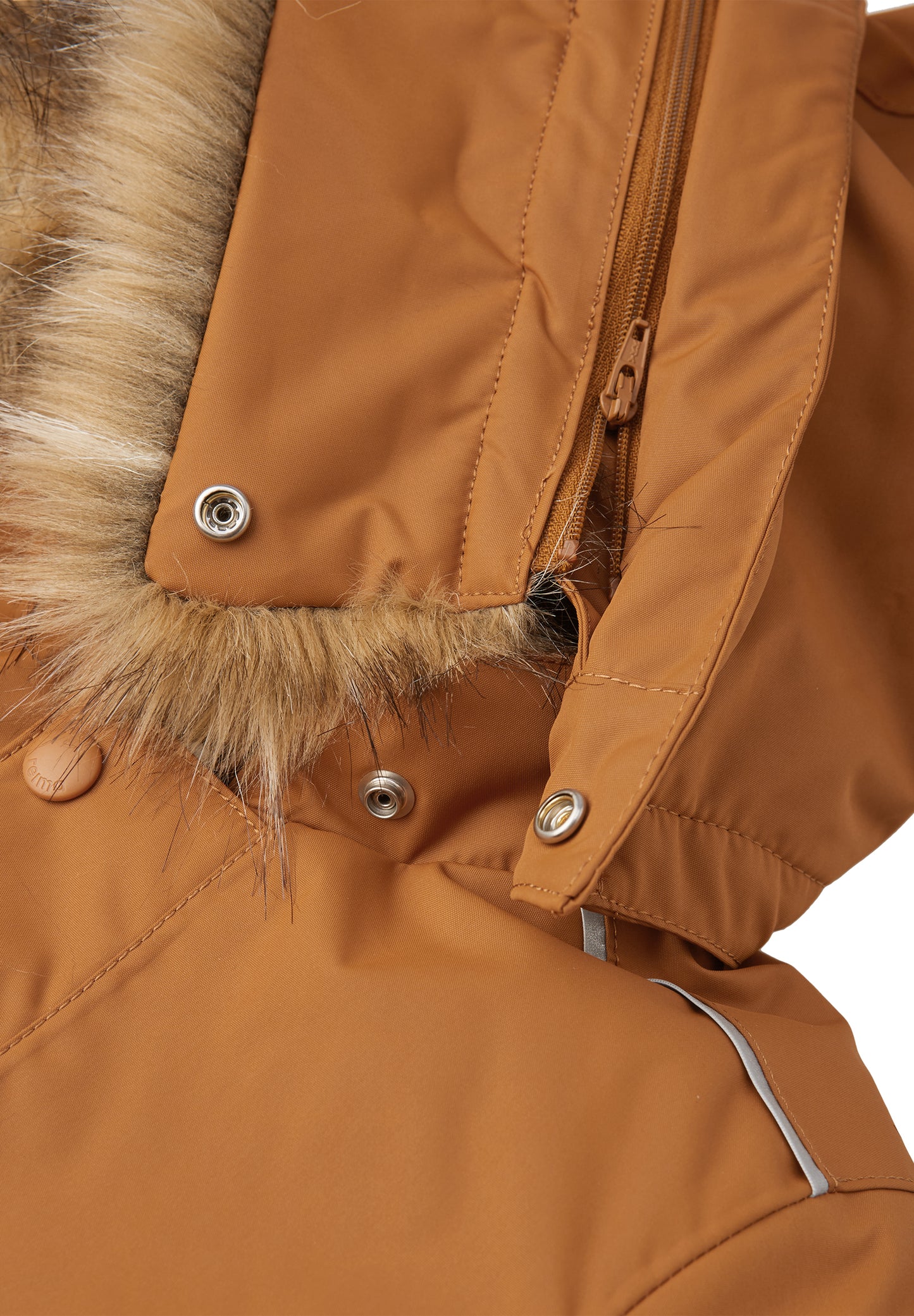 REIMA TEC Winteroverall/Skianzug<br> Gotland <br>Gr. 74 bis 98<br> Po-Bereich extra dick isoliert<br> auch ohne Kunst-Pelz tragbar<br> abnehmbare Fuss-Schlaufen<br> WS >12'000 mm