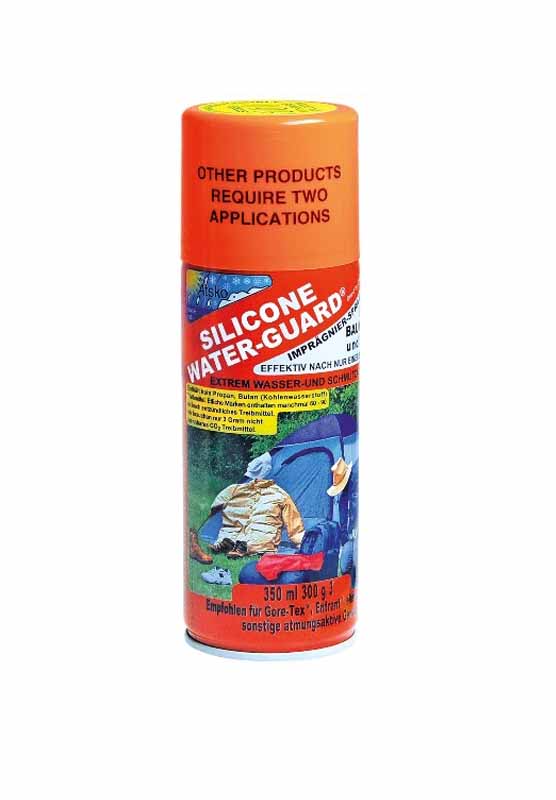 wirkungsvoller Imprägnierspray für Textilien und Leder, <br> nur 1 Behandlung nötig<br>bleibt auch nach erneutem Waschen dicht