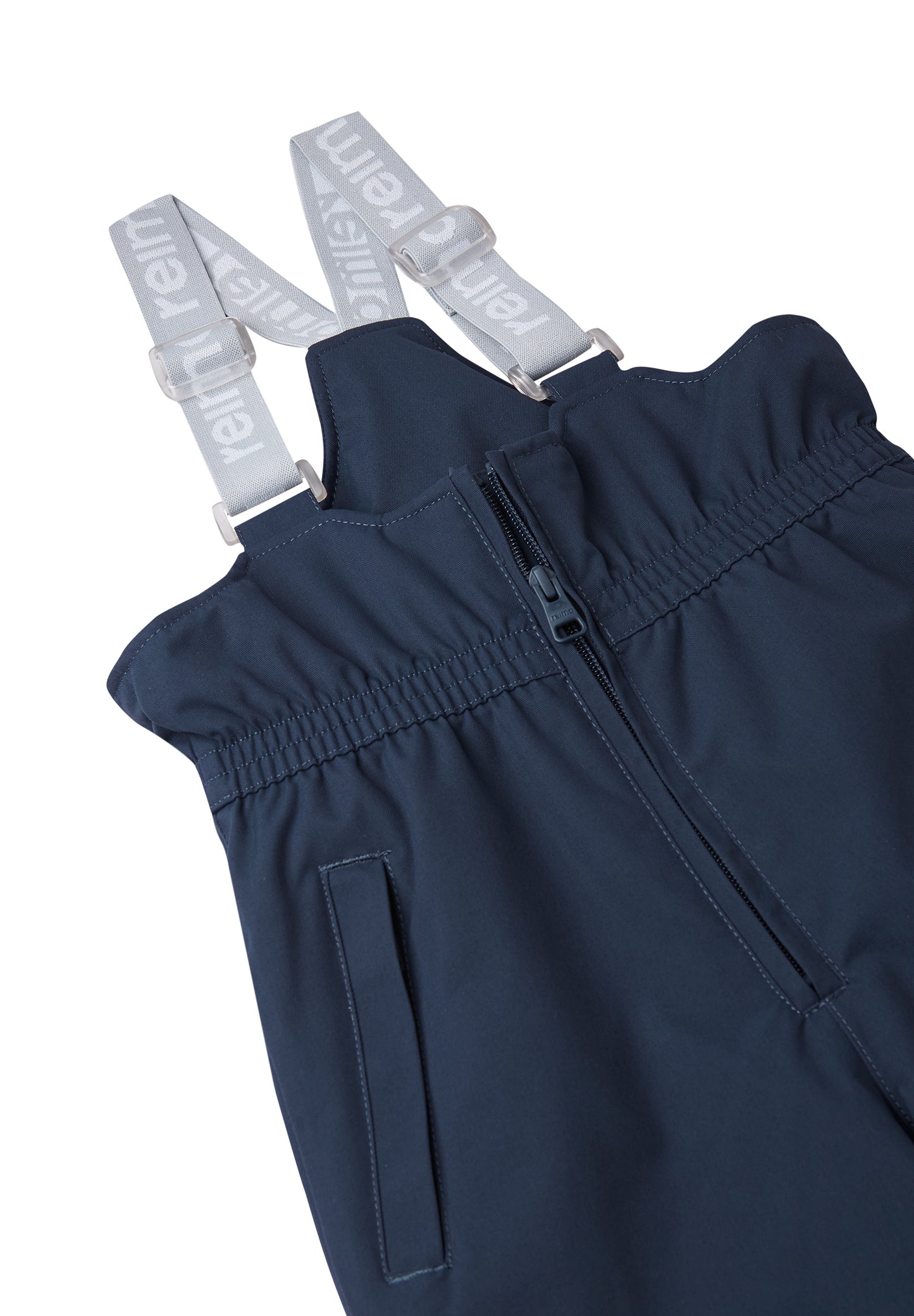 REIMA TEC+ Skihose <br>Juoni <br>Gr. 92, 98, 104, 110, 116, 122, 128<br> extra robuster Po- und Knie/Schienbeinbereich <br> Beinende mit Druckknopf erweiterbar<br> abnehmbare Fussgummi<br> WS >10'000 mm