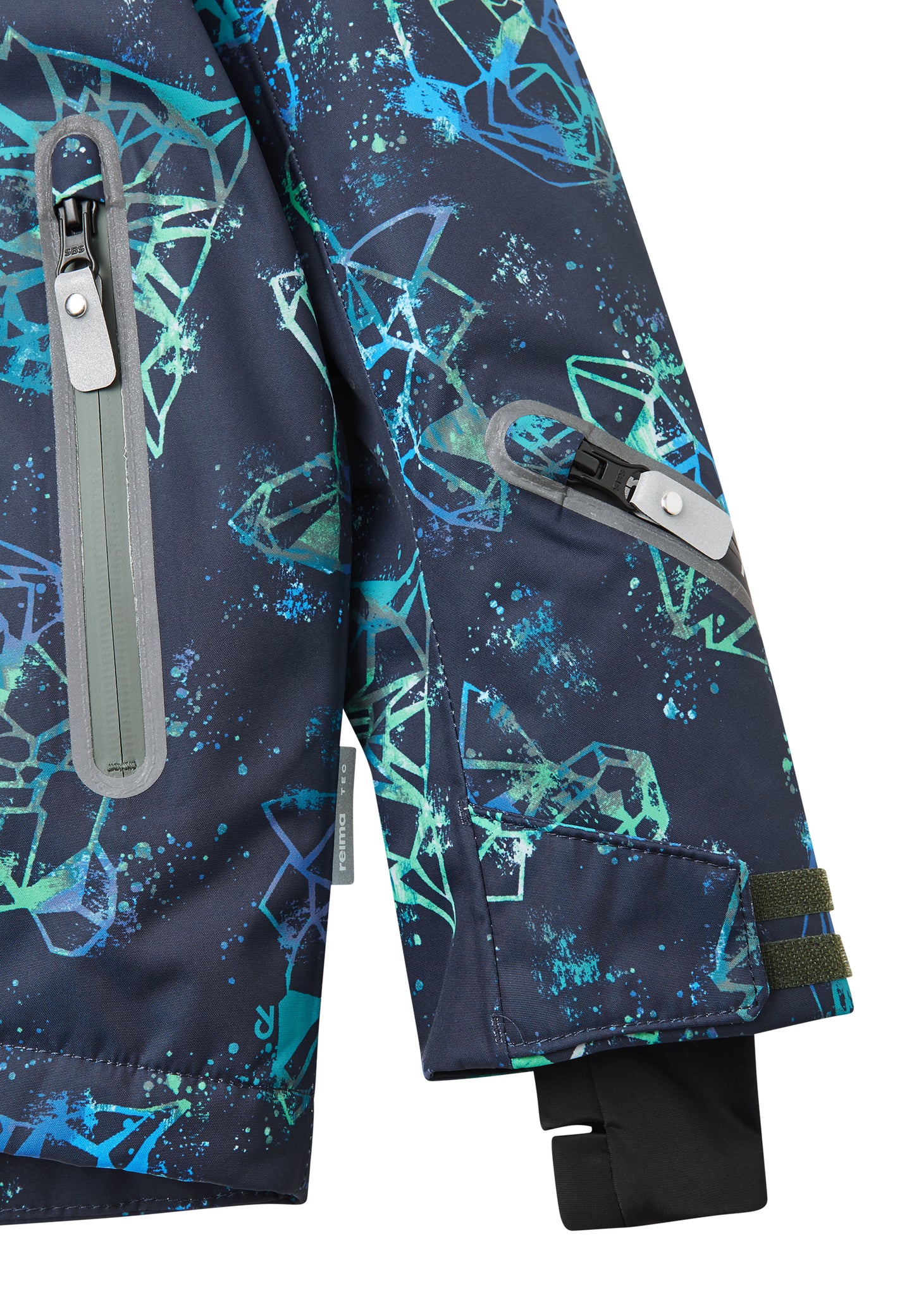 REIMA TEC Skijacke/Winterjacke<br> Kairala <br>Gr. 104 bis 140<br> Schneefang & verstellbare Ärmelbündchen mit Lycraeinsätzen <br>funktionelle Details<br> WS 12'000 mm