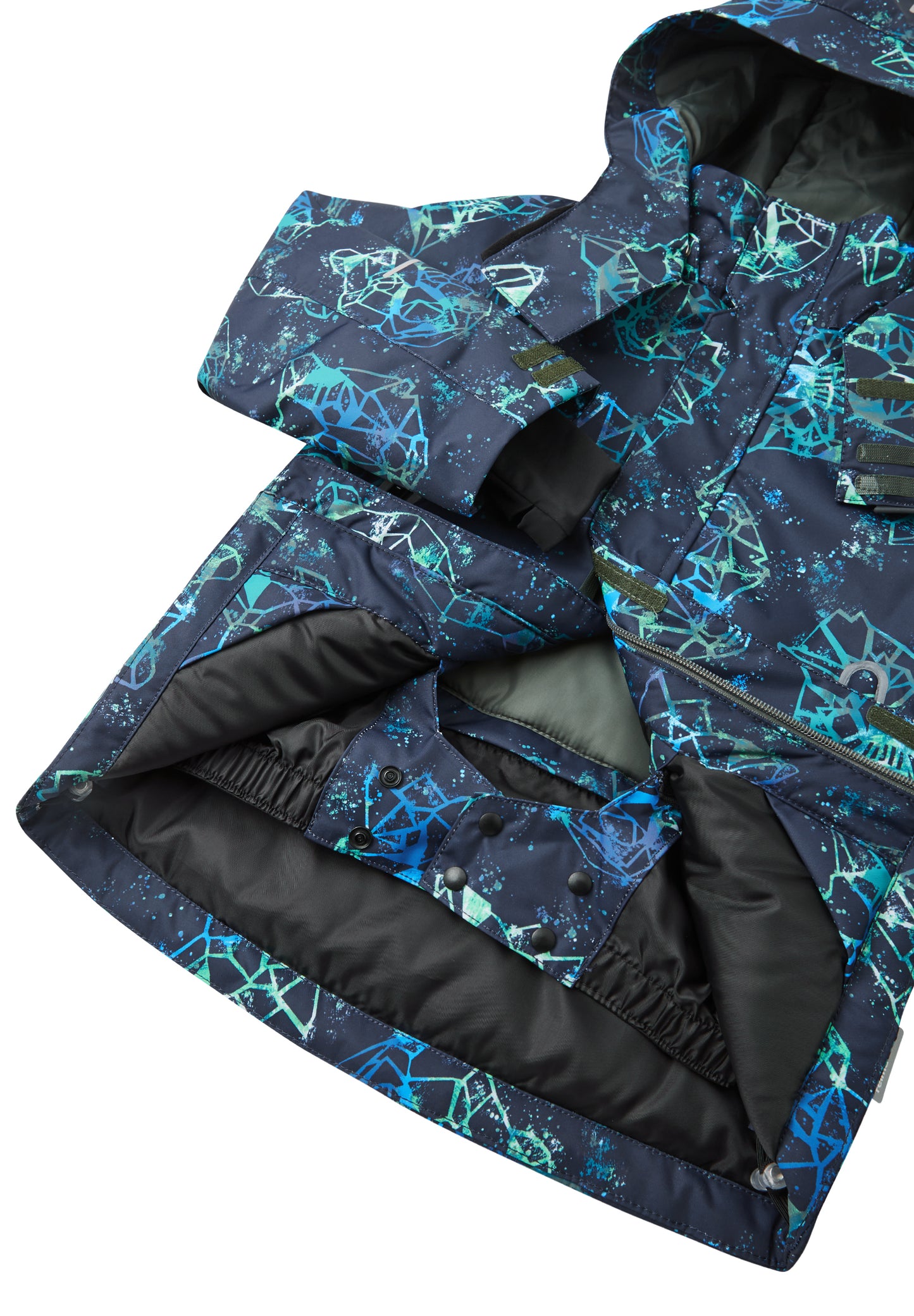 REIMA TEC Skijacke/Winterjacke<br> Kairala <br>Gr. 104 bis 140<br> Schneefang & verstellbare Ärmelbündchen mit Lycraeinsätzen <br>funktionelle Details<br> WS 12'000 mm