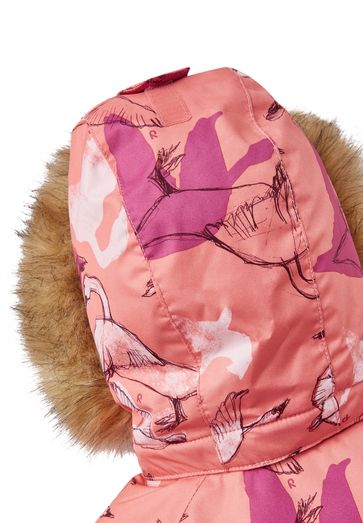 REIMA TEC Winterjacke/Parka<br> Kiela<br>Gr. 104, 110, 116, 134, 140 <br>Kunstpelz abnehmbar <br> langer Schnitt, Taille regulierbar<br> WS 10'000 mm