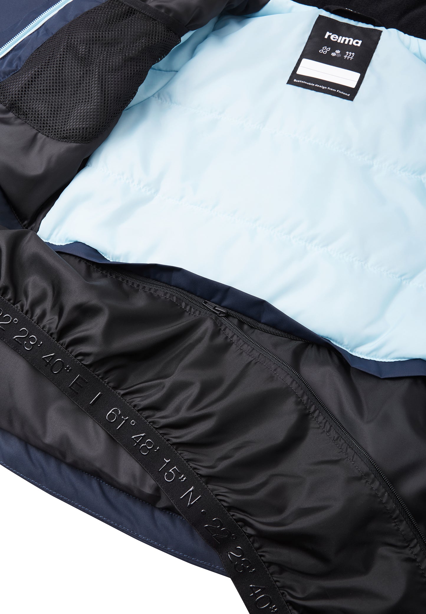 REIMA TEC Skijacke/Winterjacke<br> Kiiruna <br>Gr. 104 bis 140<br> Schneefang & verstellbare Ärmelbündchen mit Lycraeinsätzen<br> funktionelle Details<br> WS 12'000 mm