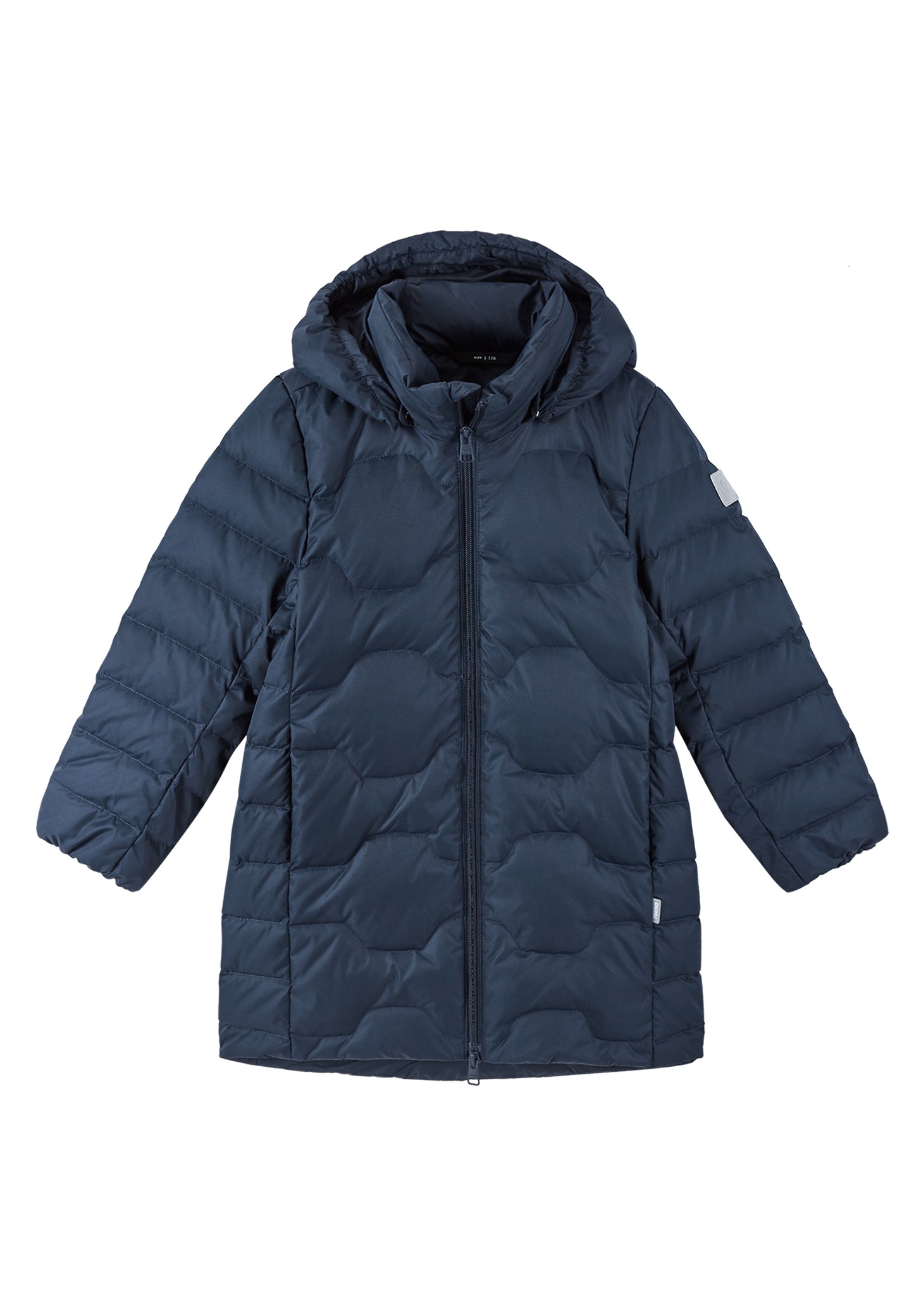 REIMA warmer Daunen-Wintermantel Loimaa<br> Gr. 110, 128<br> echte zertifizierte Daune, waschbar<br> lang geschnitten <br>WS 5'000 mm