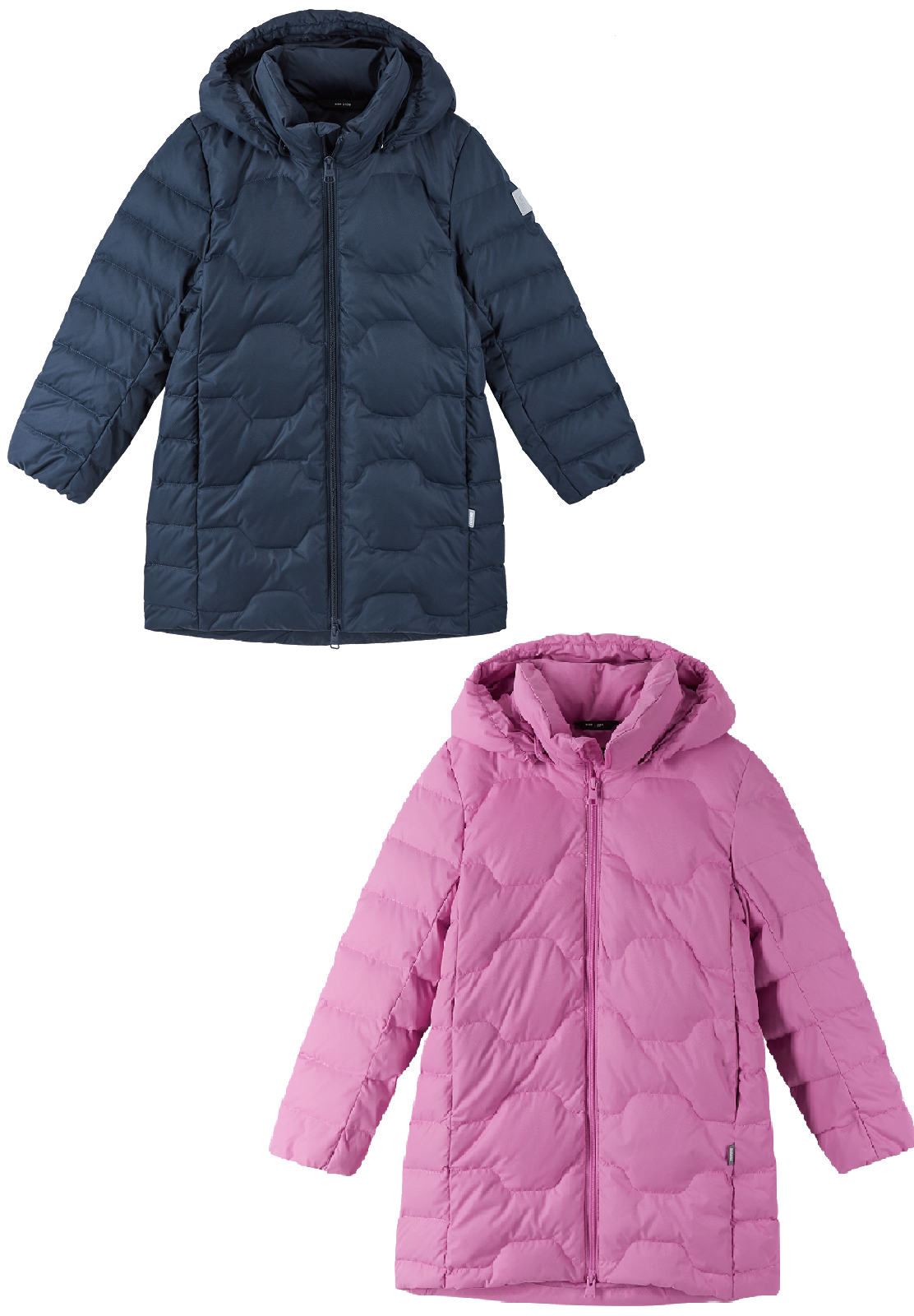 REIMA warmer Daunen-Wintermantel Loimaa<br> Gr. 110, 128<br> echte zertifizierte Daune, waschbar<br> lang geschnitten <br>WS 5'000 mm