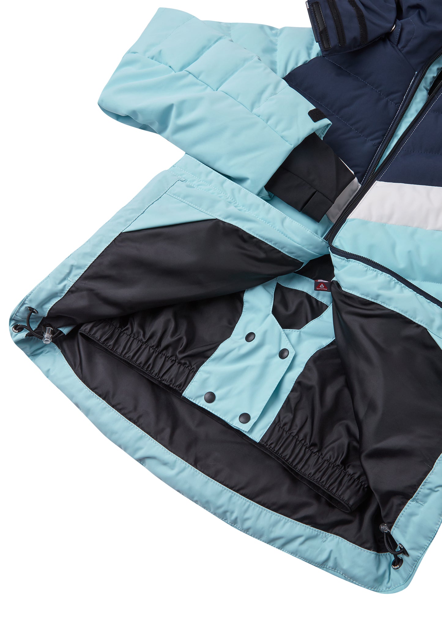 REIMA Primaloft-Skijacke/Winterjacke<br> Luppo <br>Gr. 122, 128, 134, 146, 152, 158,<br> mit Primaloft (künstliche Daune) wattiert<br> Schneefang & verstellbare Ärmelbündchen mit Lycraeinsätzen<br> funktionelle Detail <br> WS 15'000 mm