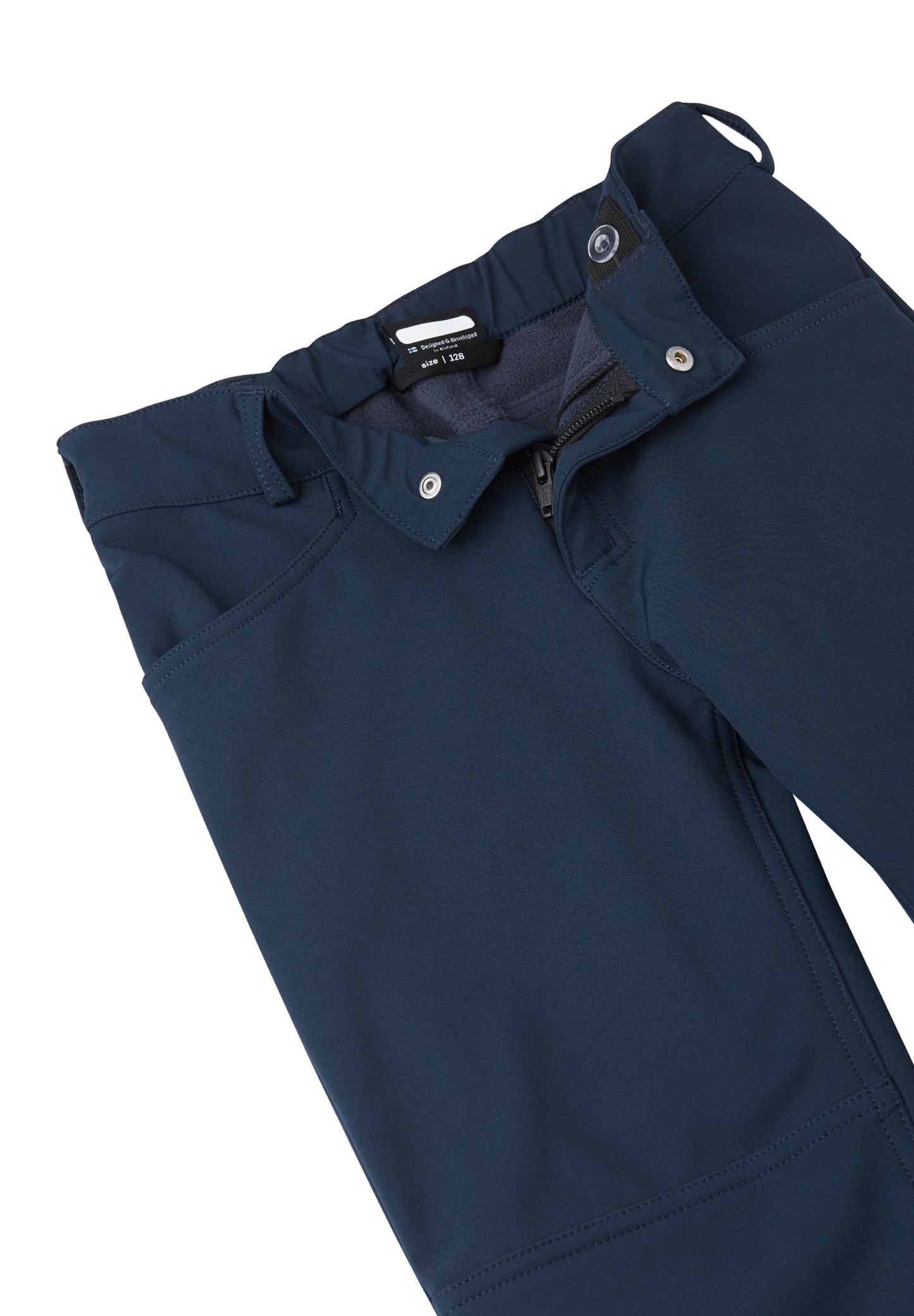 REIMA gefütterte Softshell-Hose<br> Mighty <br>Gr. 104 bis 164 <br>aussen Softshell<br>innen warmes Fleece <br>WS 10'000 mm