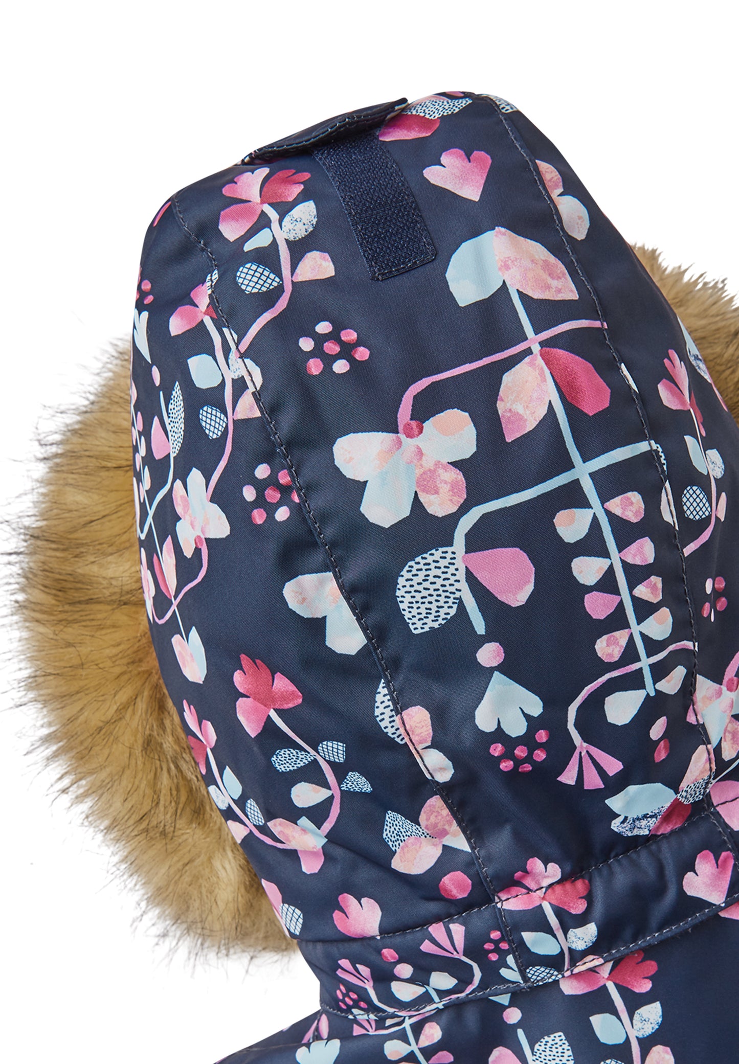 REIMA TEC Winterjacke/Parka Muhvi <br>Gr. 104 bis 140 <br>Kunstpelz abnehmbar, langer Schnitt<br> WS 12'000 mm
