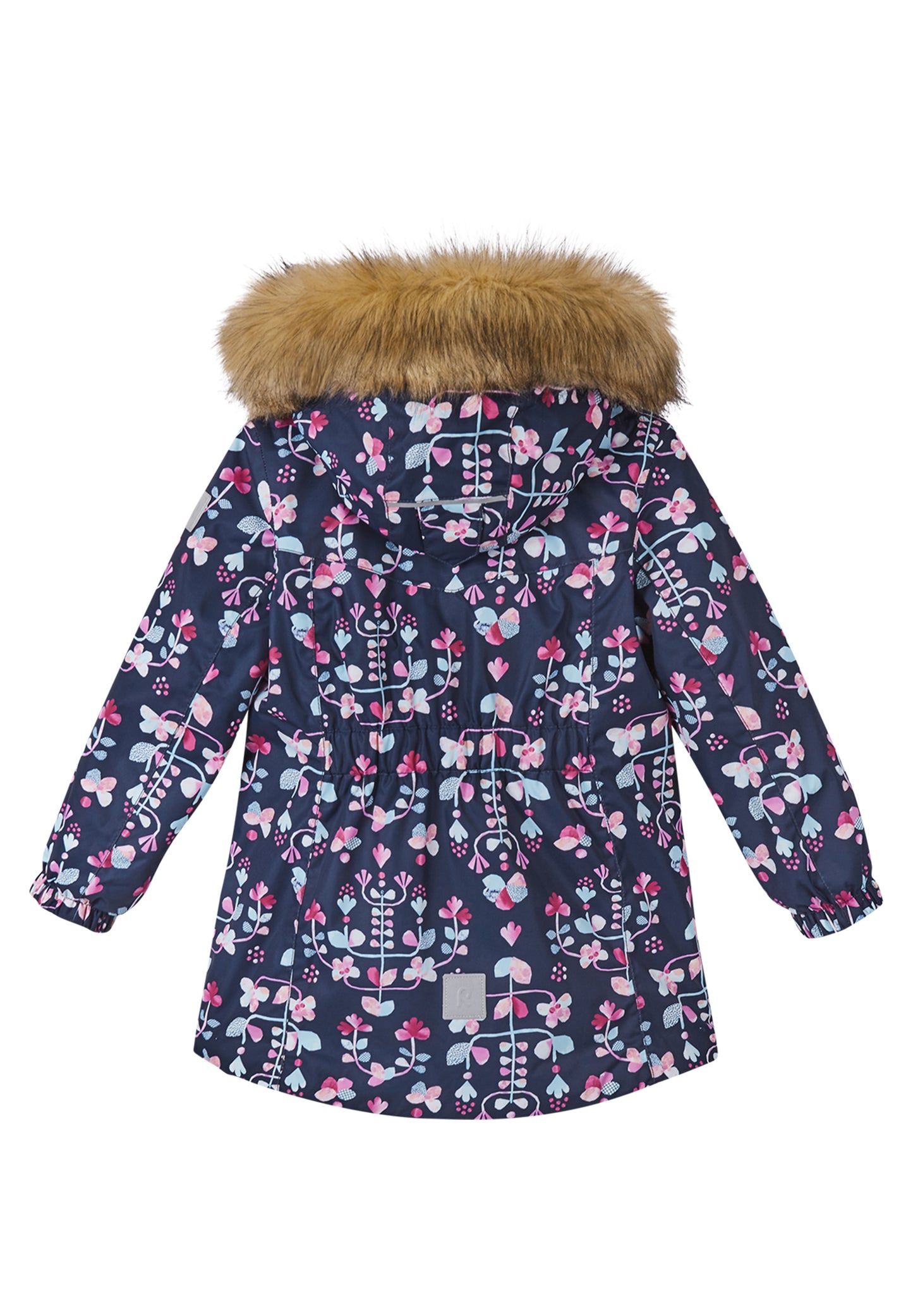REIMA TEC Winterjacke/Parka Muhvi <br>Gr. 104 bis 140 <br>Kunstpelz abnehmbar, langer Schnitt<br> WS 12'000 mm