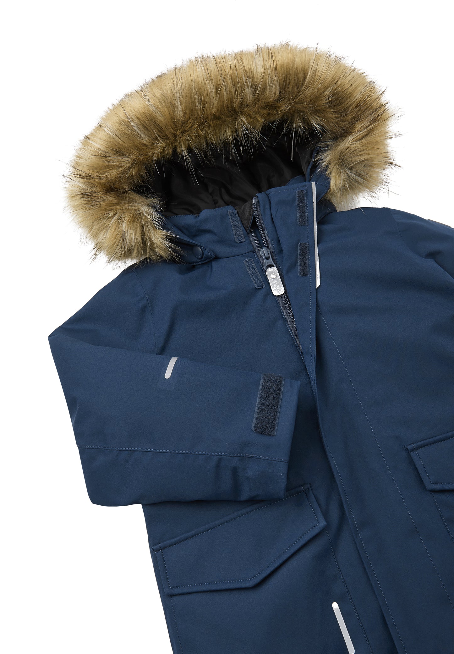 REIMA TEC warme Winterjacke/Parka <br> Mutka<br> Gr. 74 bis 98<br> warm wattiert mit Fellex <br>(hochwertige künstliche Daune)<br> Parka/Kurzmantel <br>WS 8'000 mm