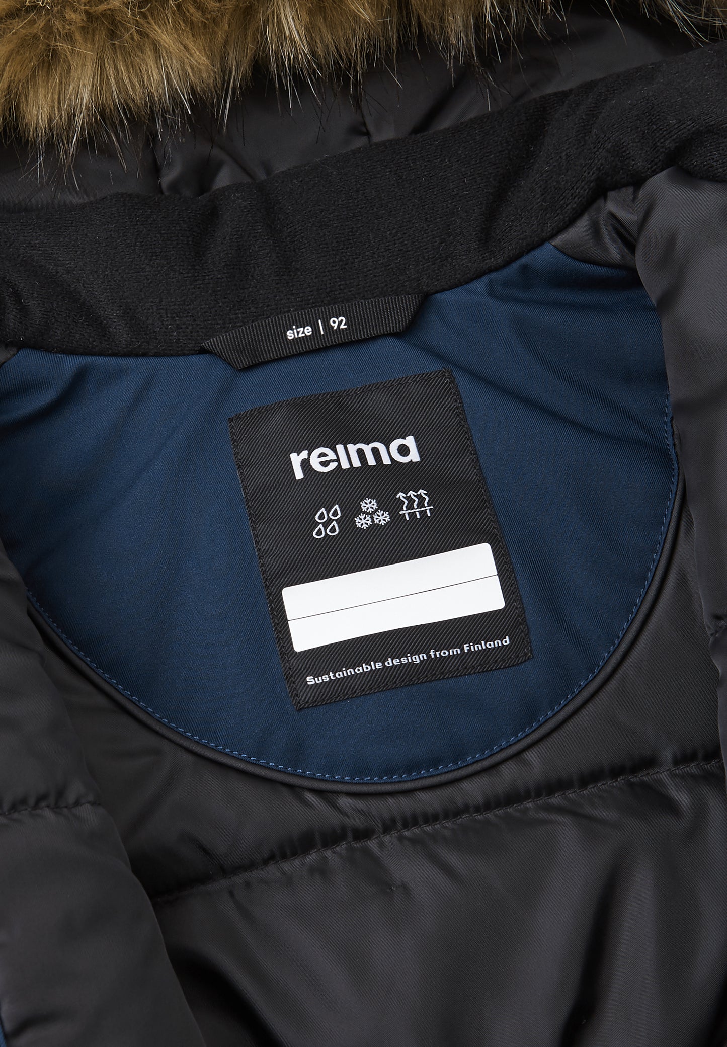 REIMA TEC warme Winterjacke/Parka <br> Mutka<br> Gr. 74 bis 98<br> warm wattiert mit Fellex <br>(hochwertige künstliche Daune)<br> Parka/Kurzmantel <br>WS 8'000 mm