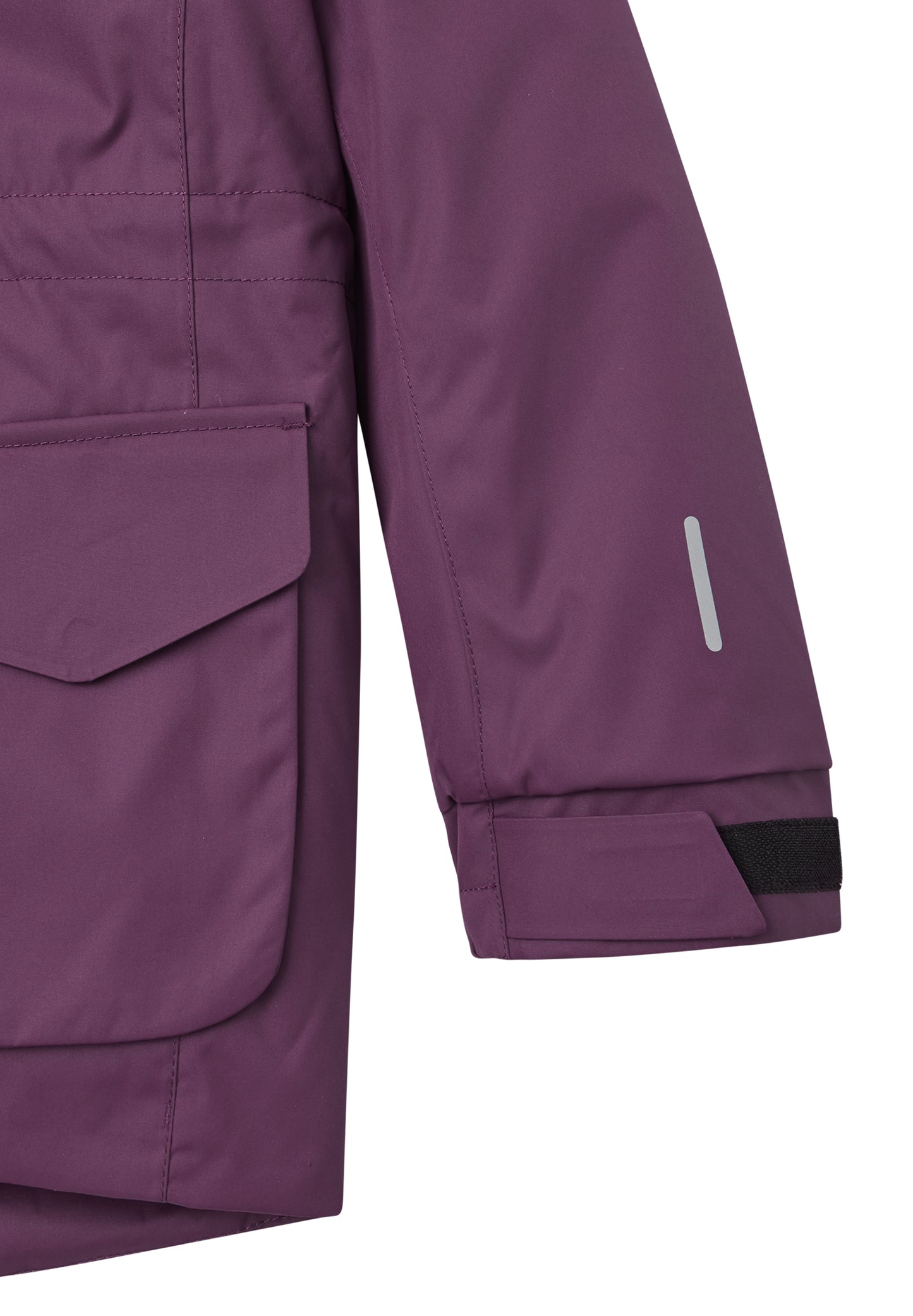 REIMA TEC warme Winterjacke/Parka Naapuri <br> Gr. 158<br> auch ohne Kunst-Pelz tragbar<br> 100% wasserdicht<br> warm wattiert mit Fellex (hochwertige künstliche Daune) <br> WS 12'000 mm