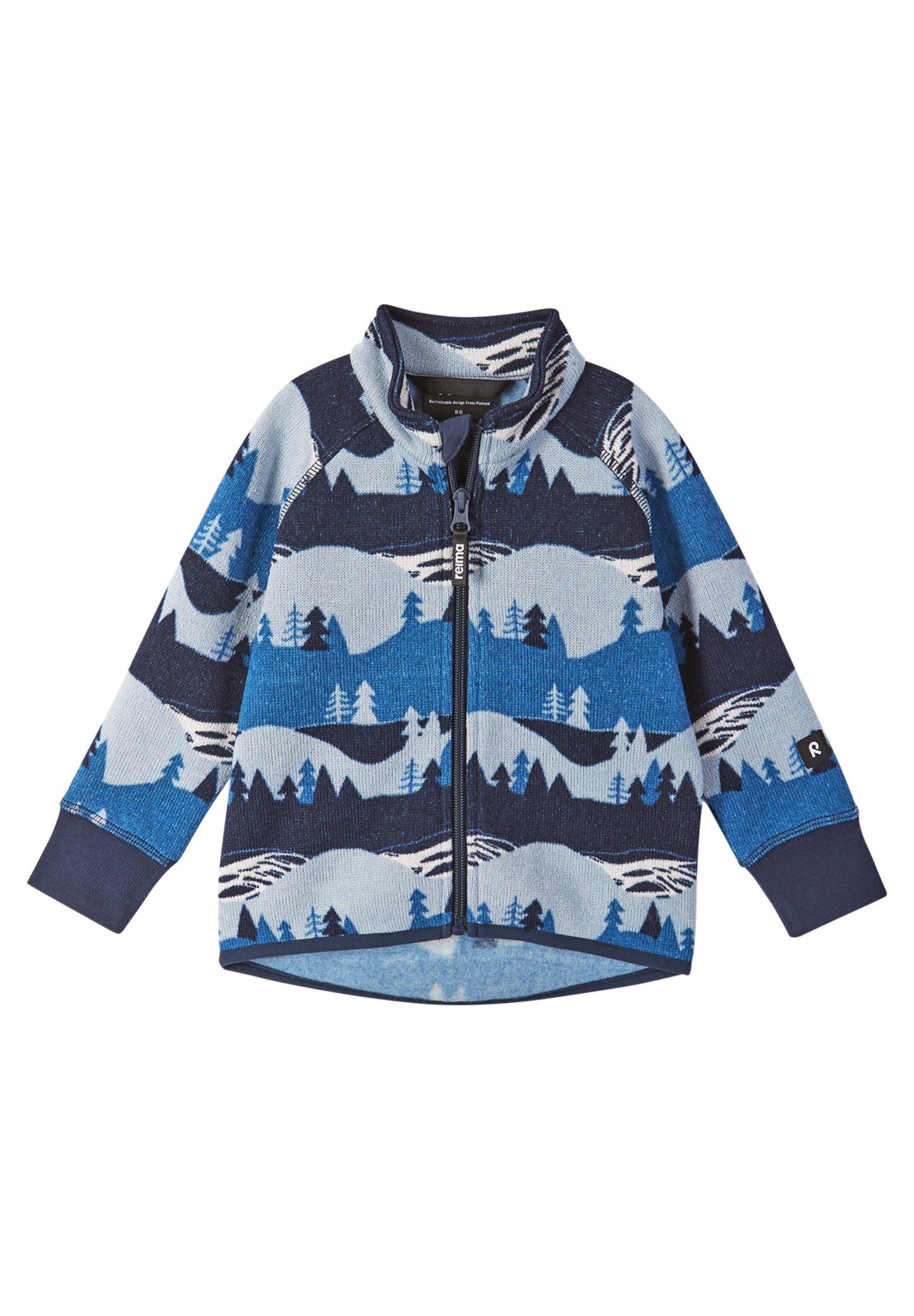 REIMA Jacke Strick-Fleece Ornament 5200043A