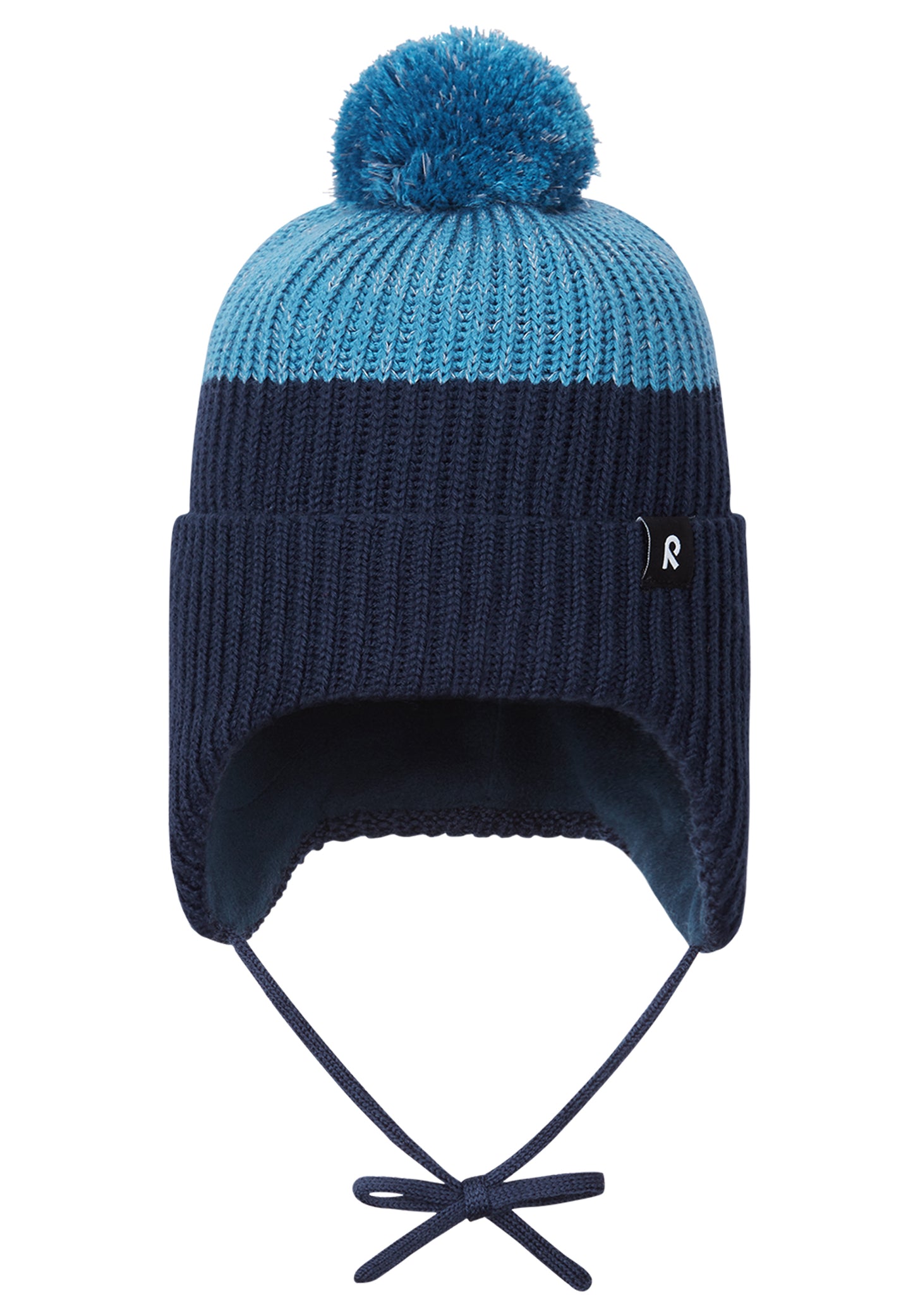 Reima reflektierende Mütze aus Merino-Woll-Mix mit Bändel zum Binden Pilkotus 5300084A