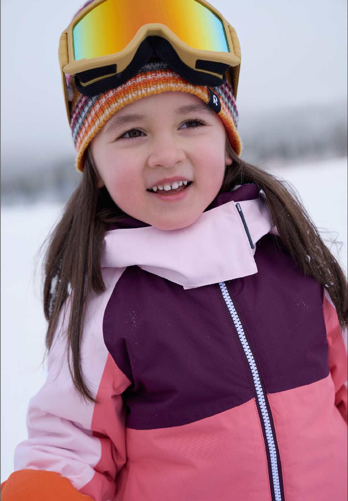 REIMA TEC Skijacke/Winterjacke Salla <br>Gr. 104, 110, 116, 122, 128, 140<br> Schneefang & verstellbare Ärmelbündchen<br> funktionelle Details<br> WS 10'000 mm